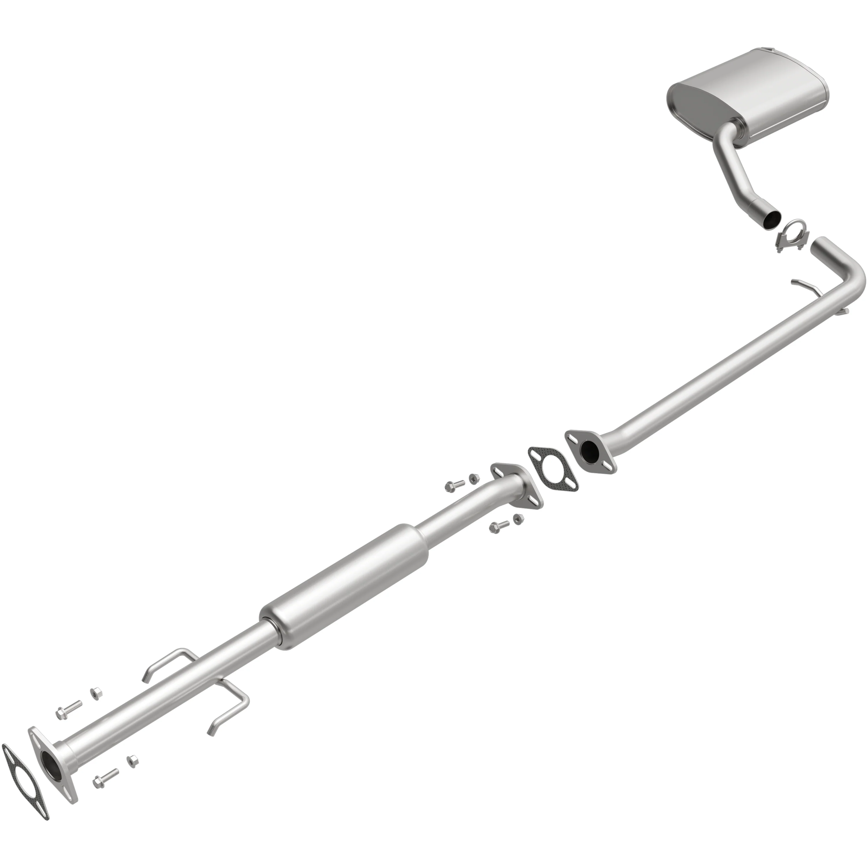 BRExhaust 2006-2010 Hyundai Sonata 2.4L Direct-Fit Exhaust System Kit 106-0424 - Image 4