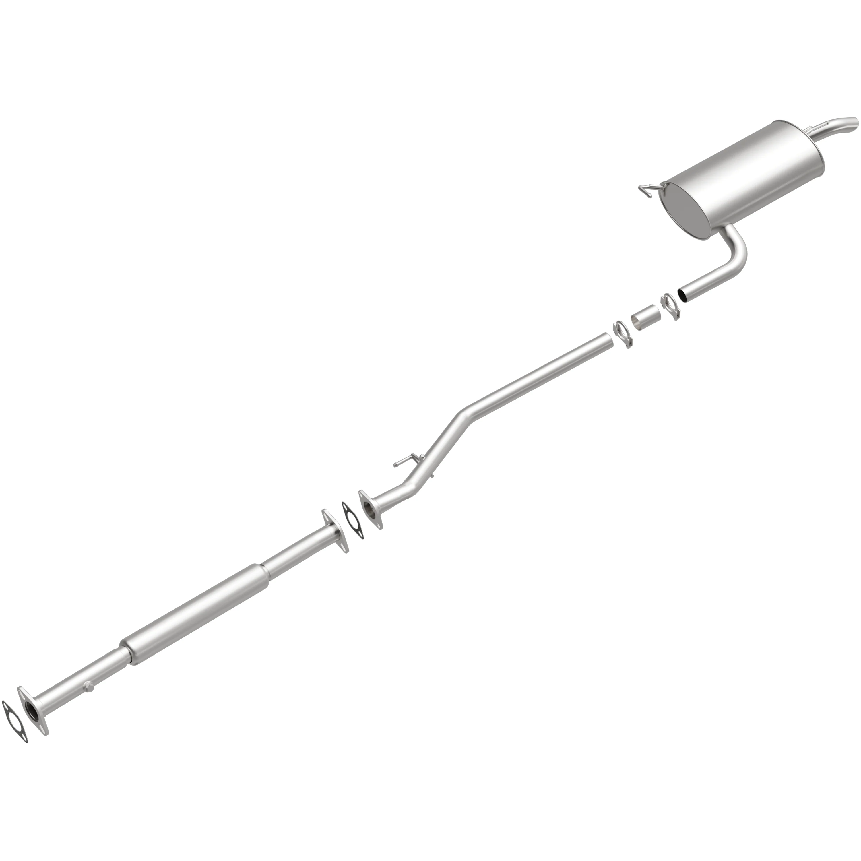 BRExhaust 1999-2001 Hyundai Sonata 2.5L | 1999-2001 Hyundai Sonata 2.4L Direct-Fit Exhaust System Kit 106-0427 - Image 2