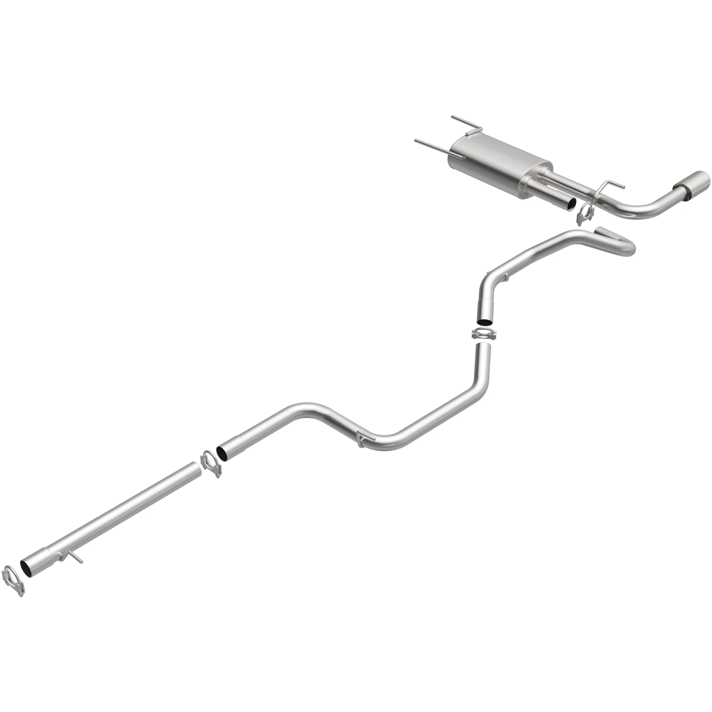BRExhaust 2010-2013 Mazda 3 2.0L Direct-Fit Exhaust System Kit 106-0430 - Image 4