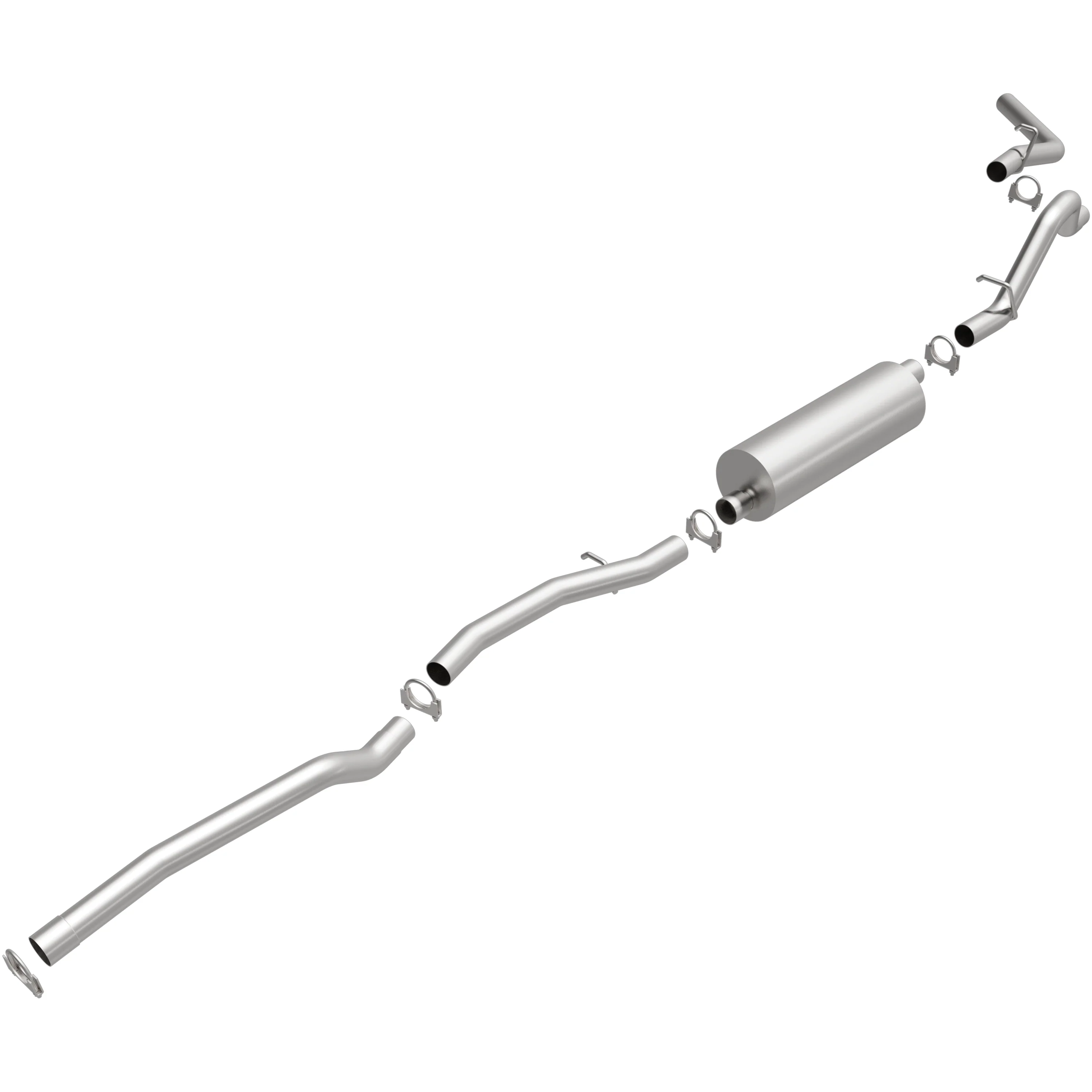 BRExhaust 2004 Dodge Dakota 4.7L | 2004 Dodge Dakota 3.7L Direct-Fit Exhaust System Kit 106-0437 - Image 2