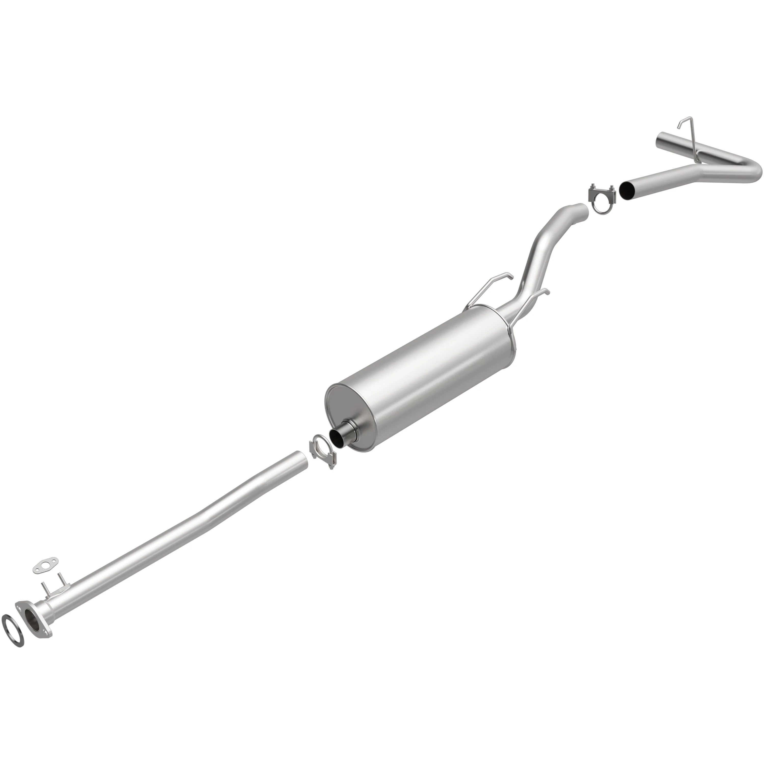 BRExhaust 1999-2004 Toyota Tacoma 2.4L Direct-Fit Exhaust System Kit 106-0441 - Image 2
