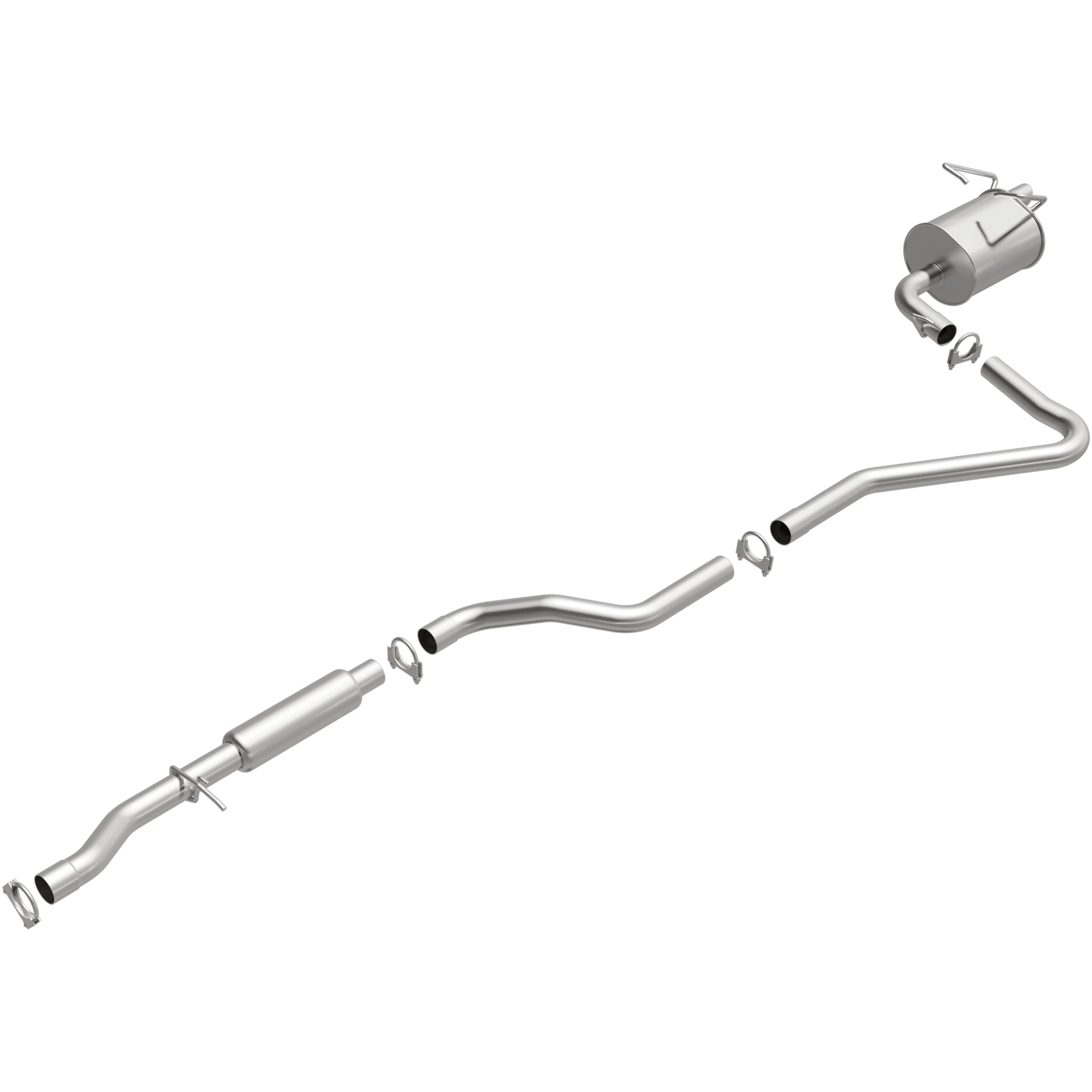 BRExhaust 2009-2018 Dodge Journey 2.4L Direct-Fit Exhaust System Kit 106-0443 - Image 4