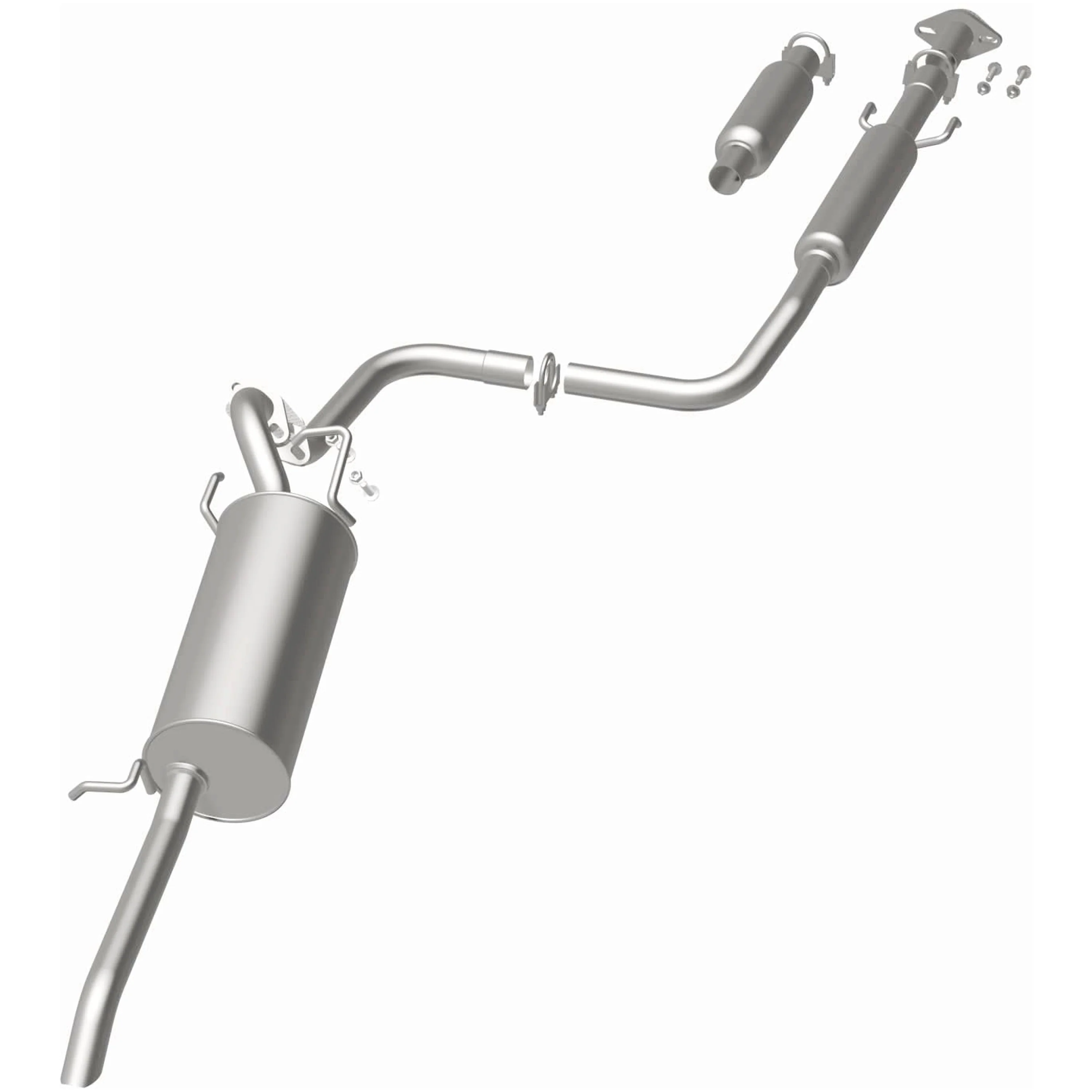 BRExhaust 2004-2008 Chevrolet Aveo 1.6L | 2005-2007 Pontiac Wave 1.6L Direct-Fit Exhaust System Kit 106-0446 - Image 3
