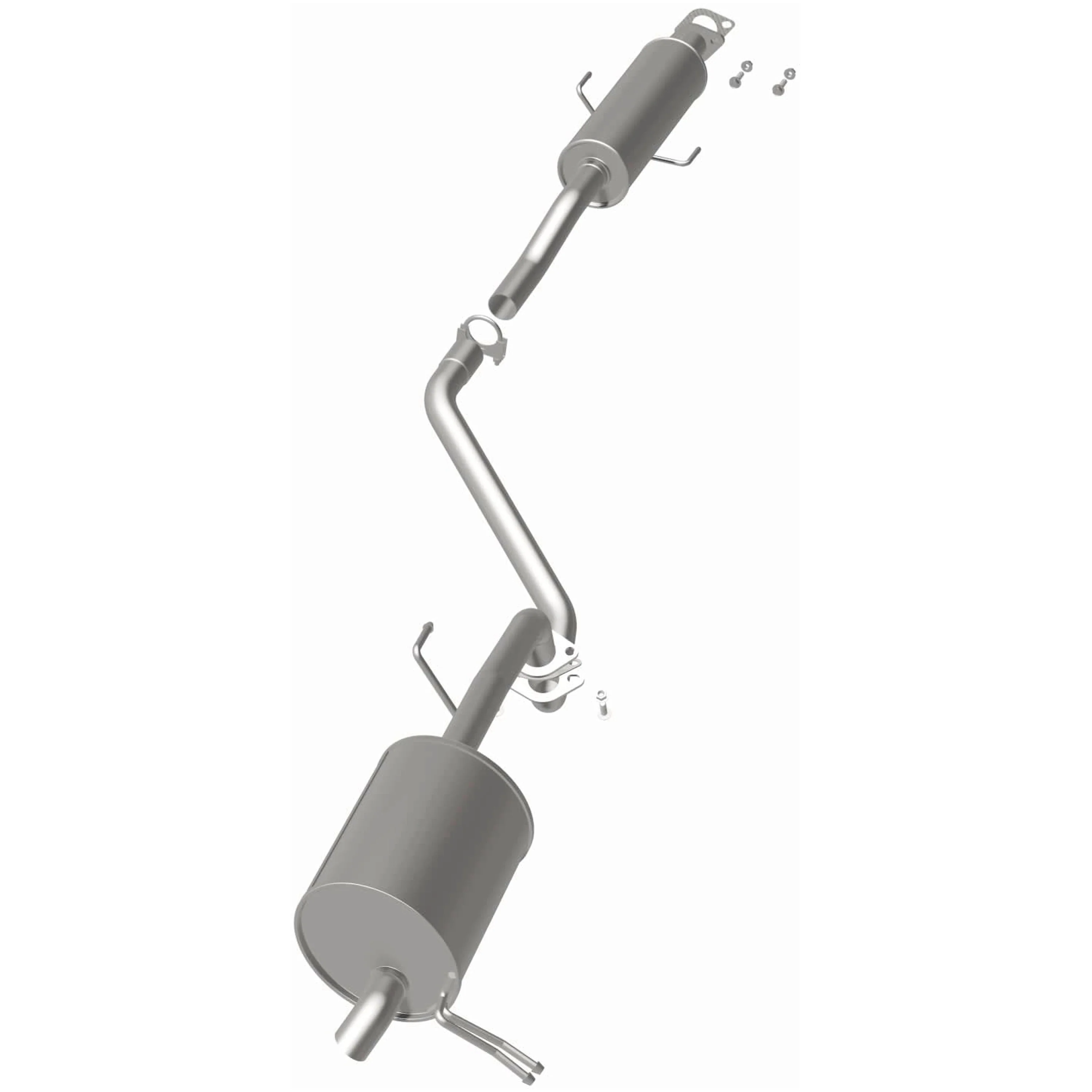 BRExhaust 2011-2013 Kia Forte 2.0L Direct-Fit Exhaust System Kit 106-0448 - Image 3