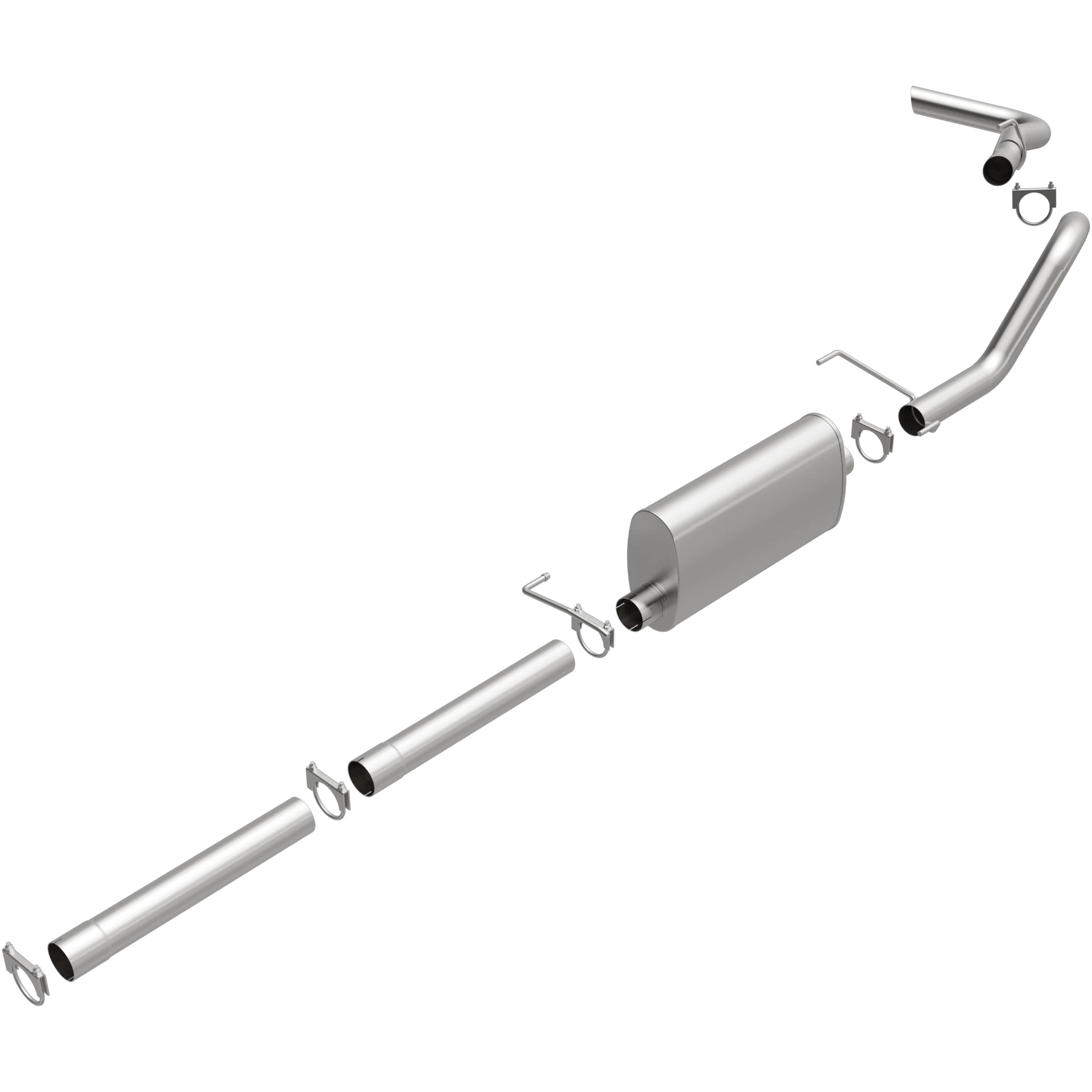 BRExhaust 2003 Dodge Ram 1500 5.7L Direct-Fit Exhaust System Kit 106-0451 - Image 4