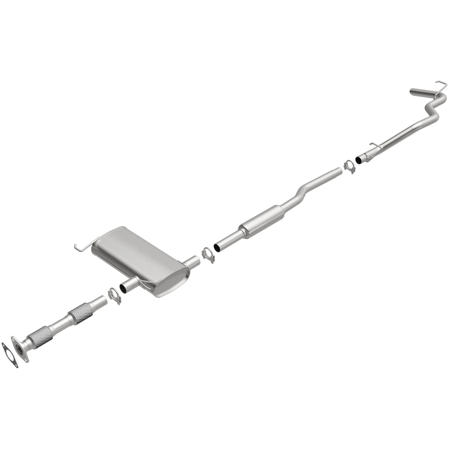 BRExhaust Direct-Fit Exhaust System Kit 106-0457 - Image 2