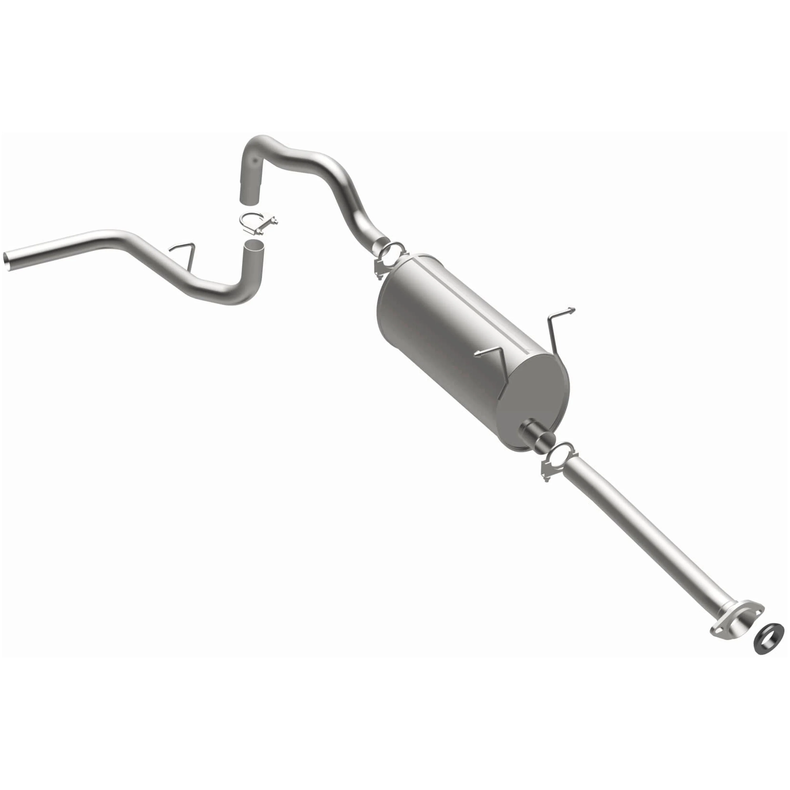 BRExhaust 2004-2011 Ford Ranger 2.3L | 2005-2009 Mazda B2300 2.3L Direct-Fit Exhaust System Kit 106-0462 - Image 2