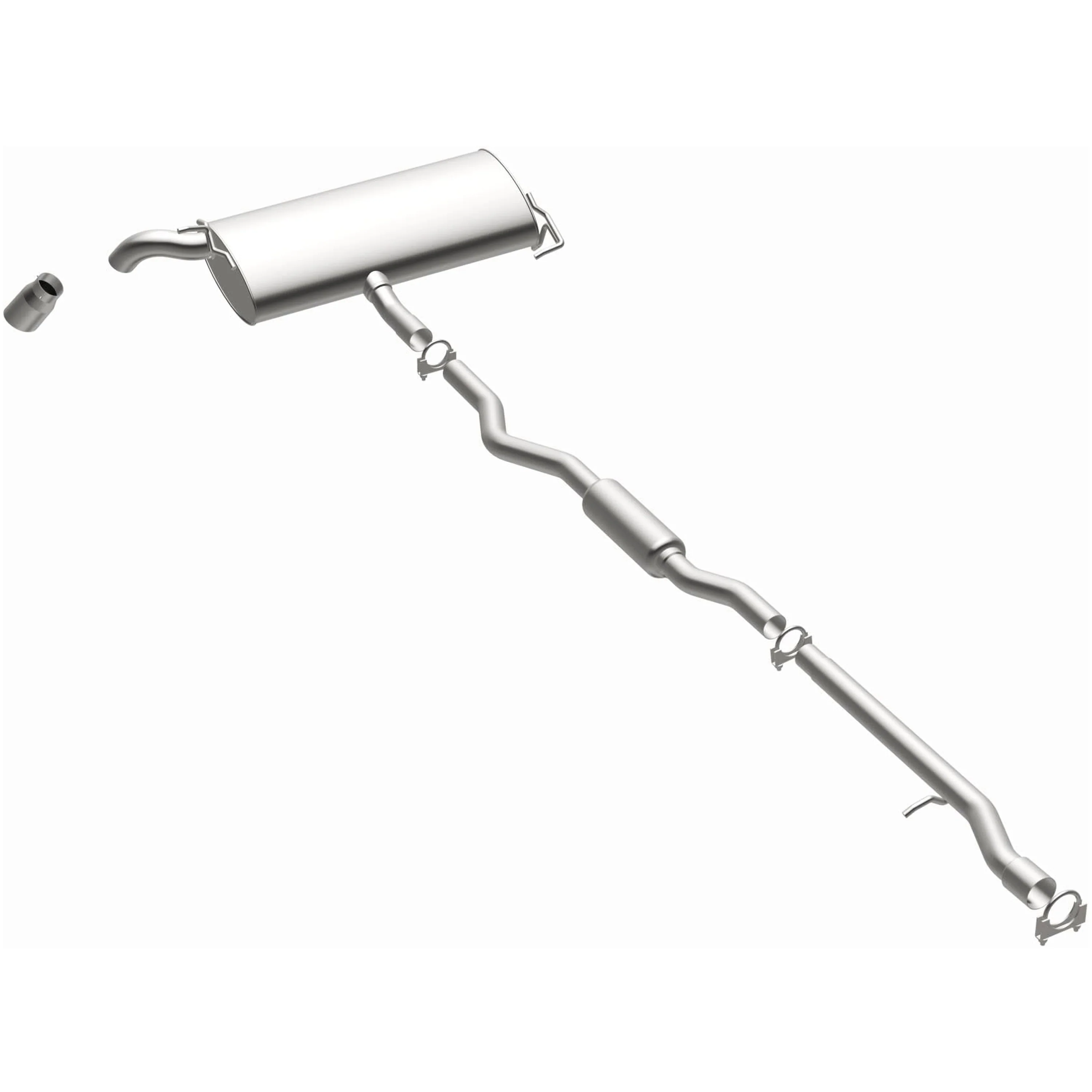 BRExhaust 2007-2011 Jeep Compass 2.4L | 2007-2011 Jeep Patriot 2.4L Direct-Fit Exhaust System Kit 106-0463 - Image 2