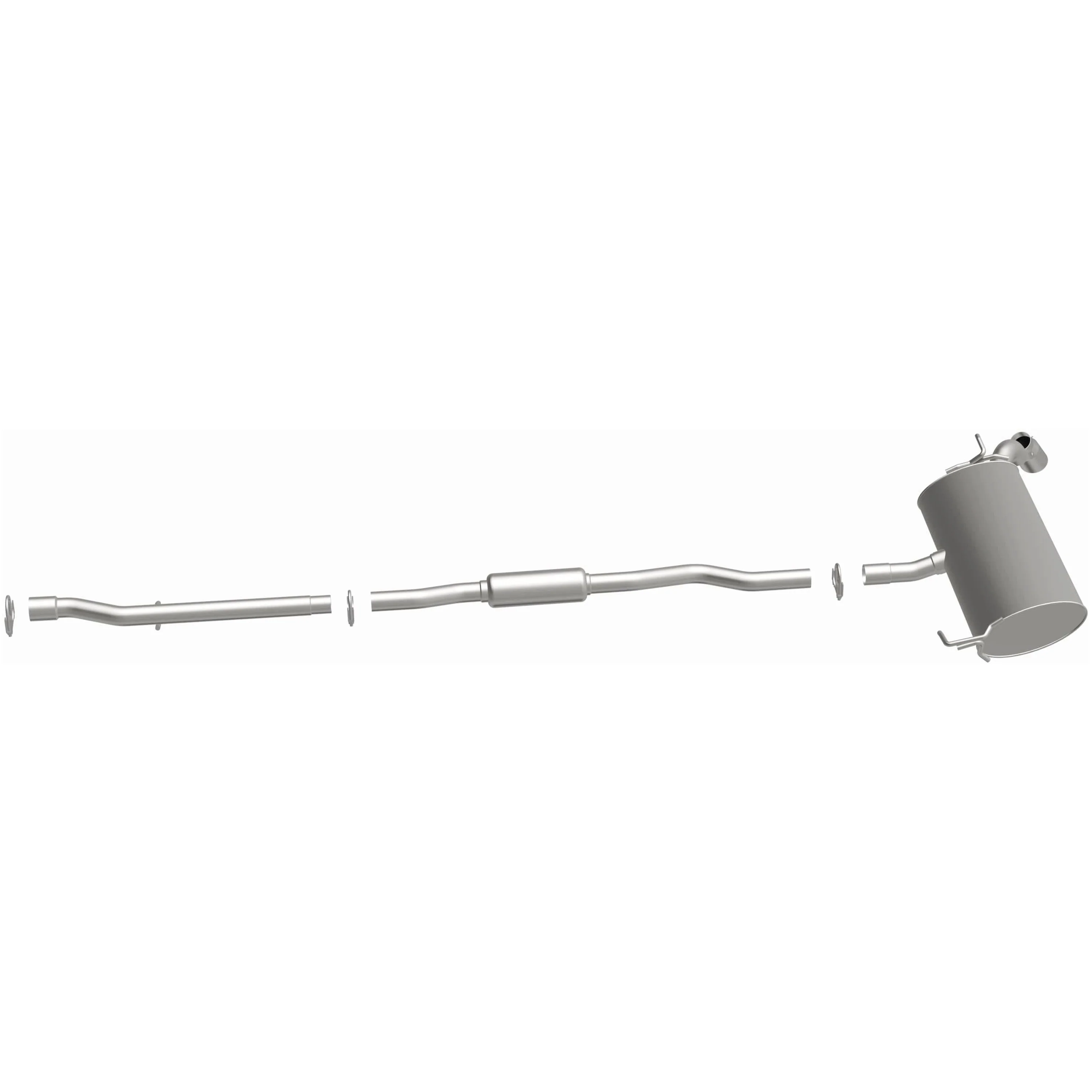 BRExhaust 2007-2011 Jeep Compass 2.4L | 2007-2011 Jeep Patriot 2.4L Direct-Fit Exhaust System Kit 106-0463 - Image 5