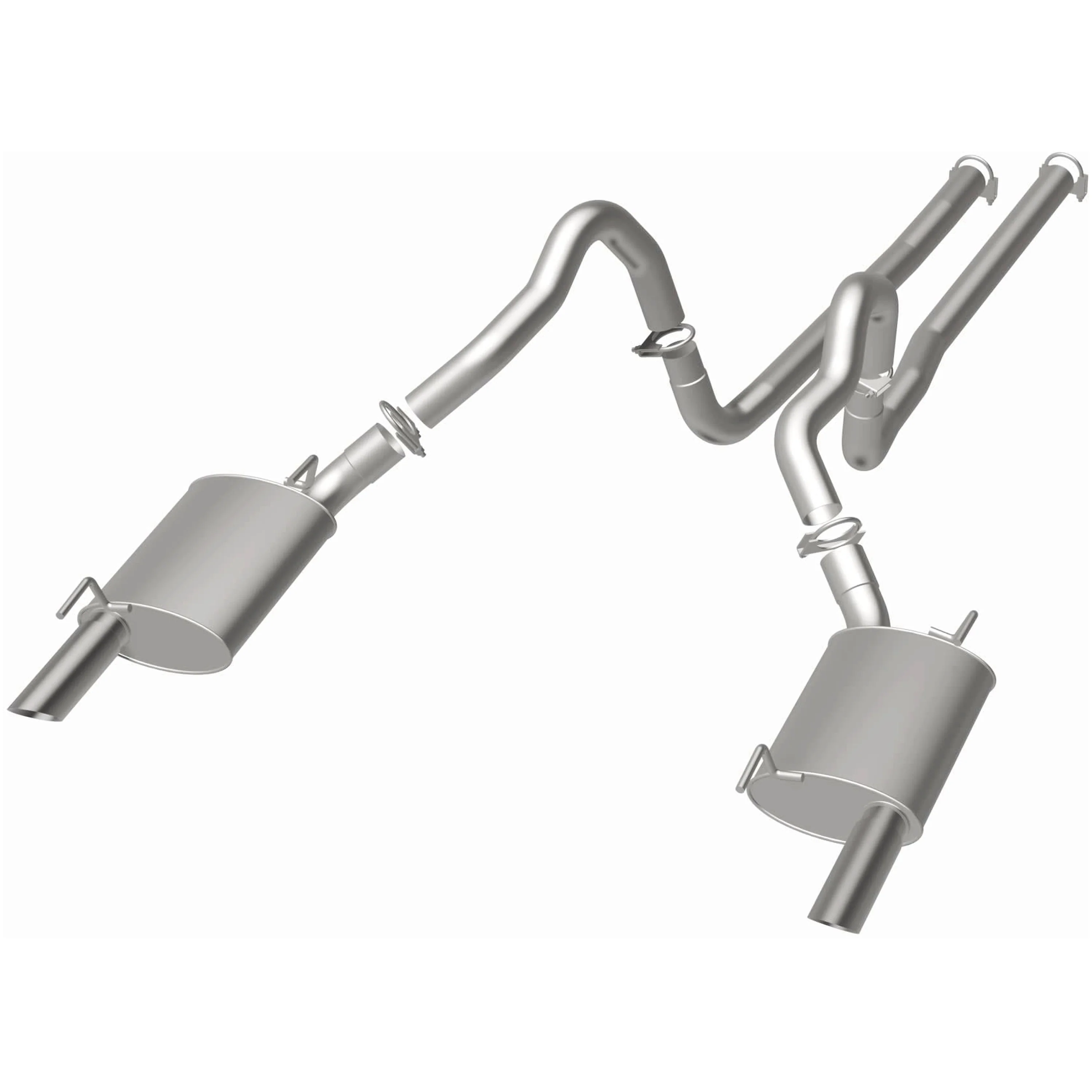 BRExhaust 2005-2009 Ford Mustang 4.6L Direct-Fit Exhaust System Kit 106-0466 - Image 3