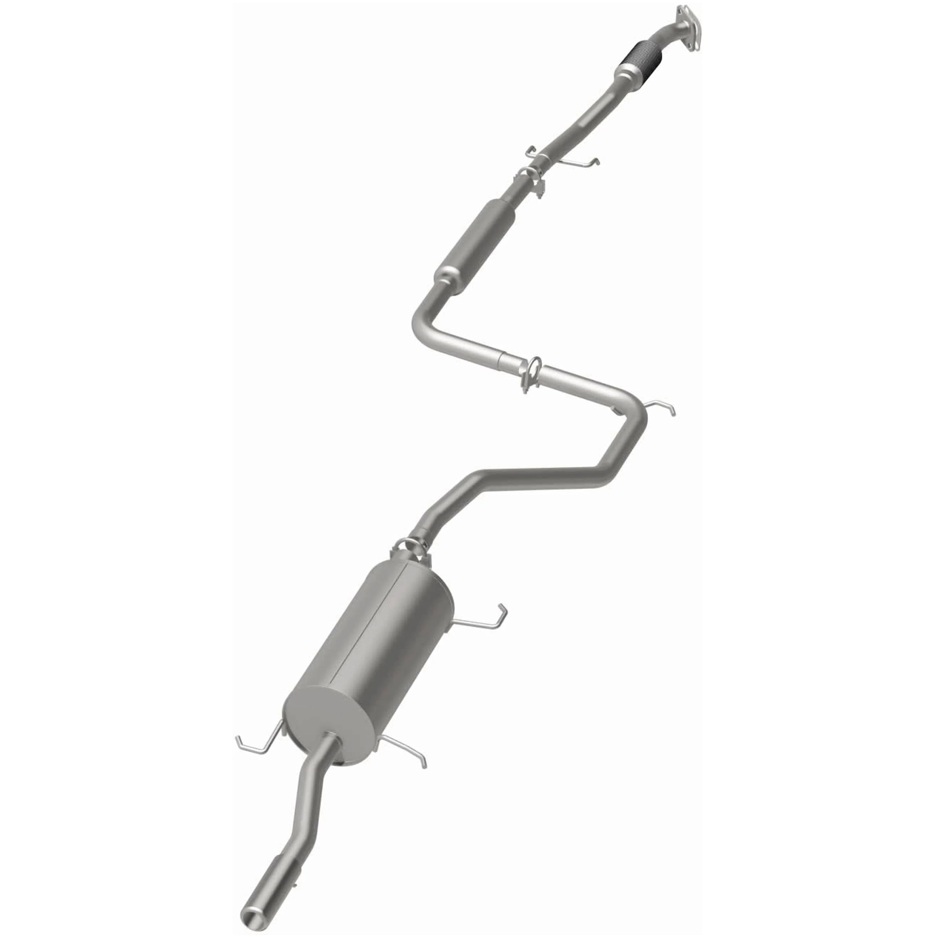BRExhaust 1997-2003 Ford Escort 2.0L | 1997-1999 Mercury Tracer 2.0L Direct-Fit Exhaust System Kit 106-0468 - Image 3