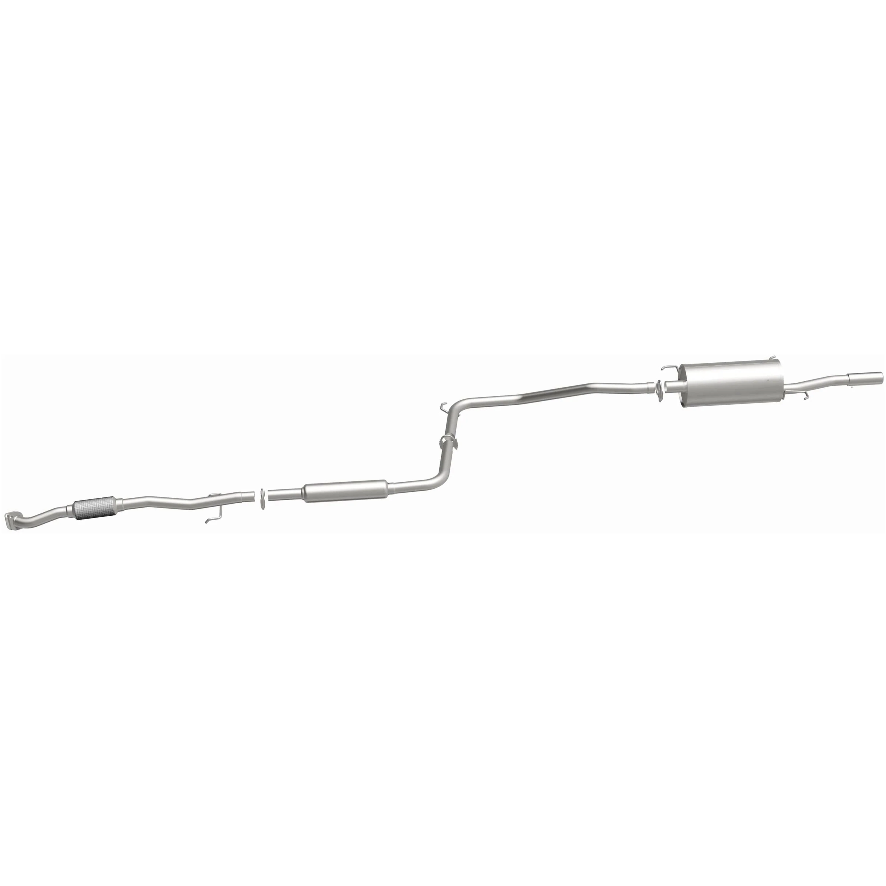 BRExhaust 1997-2003 Ford Escort 2.0L | 1997-1999 Mercury Tracer 2.0L Direct-Fit Exhaust System Kit 106-0468 - Image 5