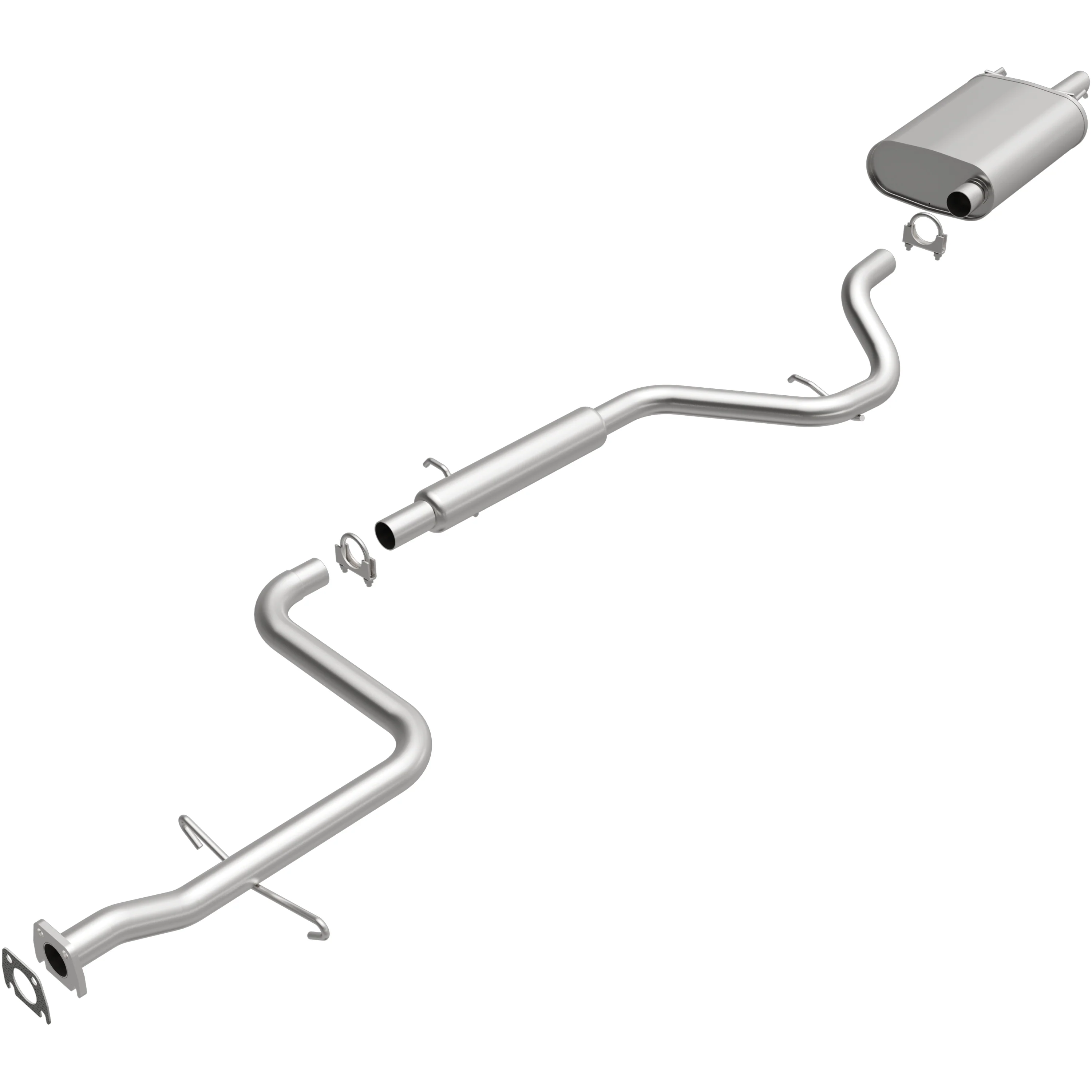 BRExhaust 1995-2001 Chevrolet Lumina 3.1L | 1995-1999 Chevrolet Monte Carlo 3.1L Direct-Fit Exhaust System Kit 106-0479 - Image 4