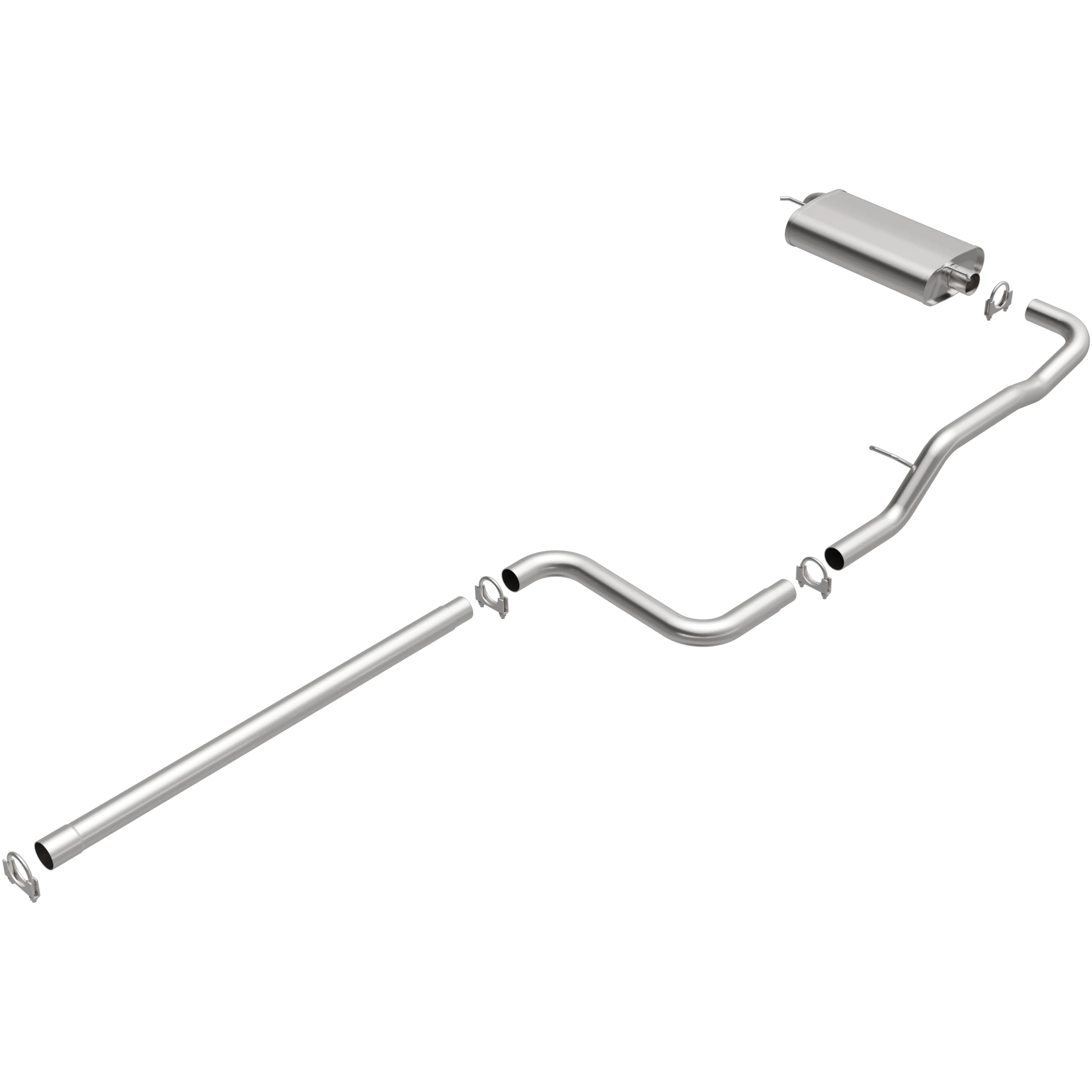 BRExhaust 1995-1999 Dodge Neon 2.0L | 1995-1999 Plymouth Neon 2.0L Direct-Fit Exhaust System Kit 106-0484 - Image 4