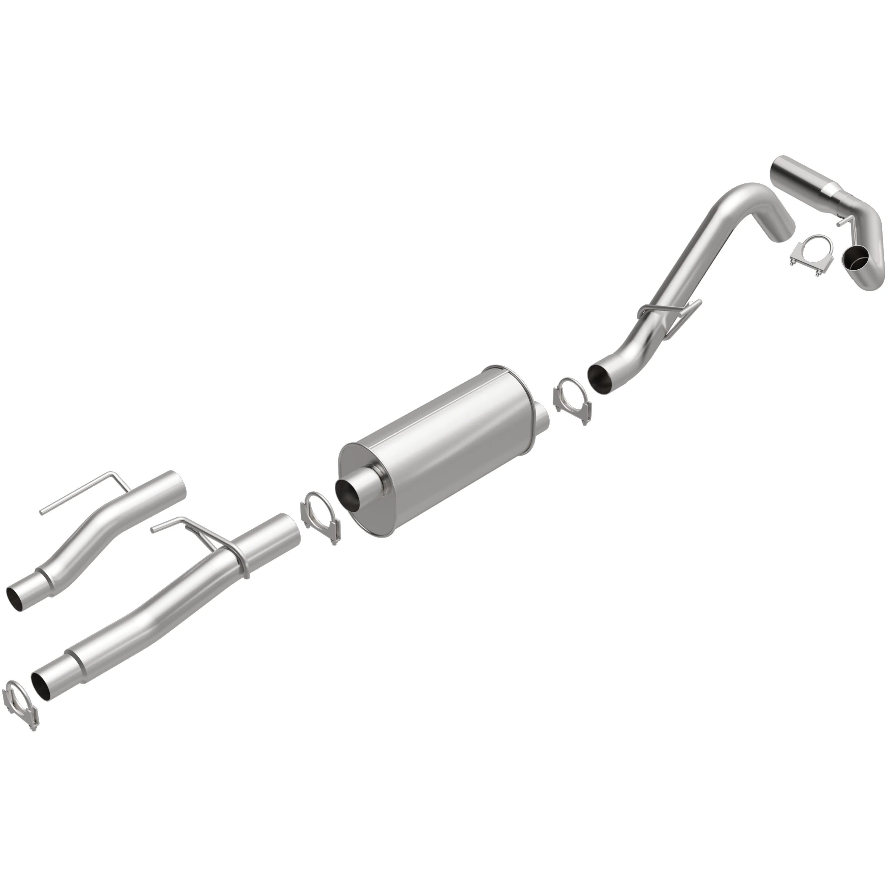 BRExhaust 2009-2010 Ford F-150 5.4L | 2009-2010 Ford F-150 4.6L Direct-Fit Exhaust System Kit 106-0515 - Image 4