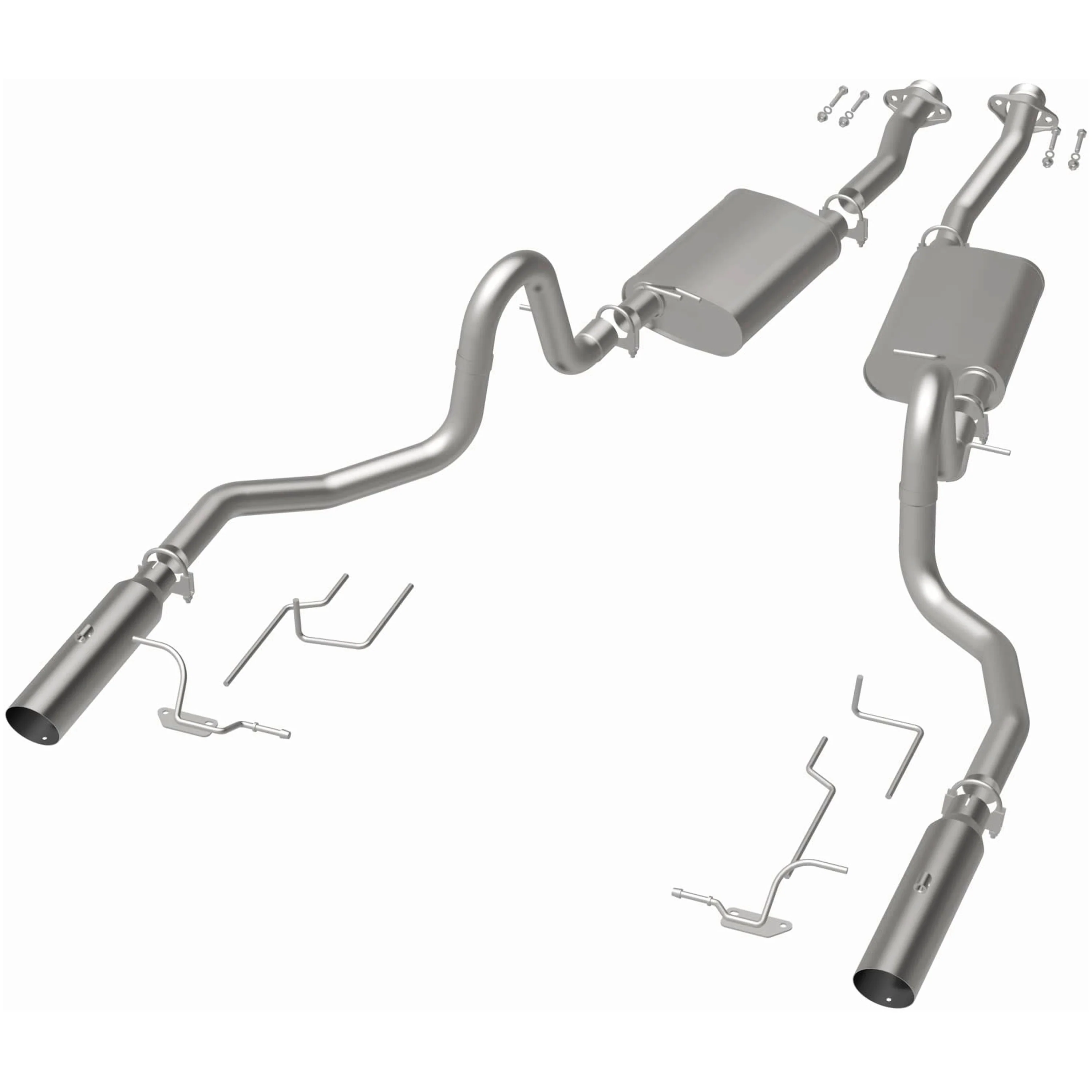 BRExhaust 1994-1995 Ford Mustang 5.0L | 1996-1998 Ford Mustang 4.6L Direct-Fit Exhaust System Kit 106-0517 - Image 3
