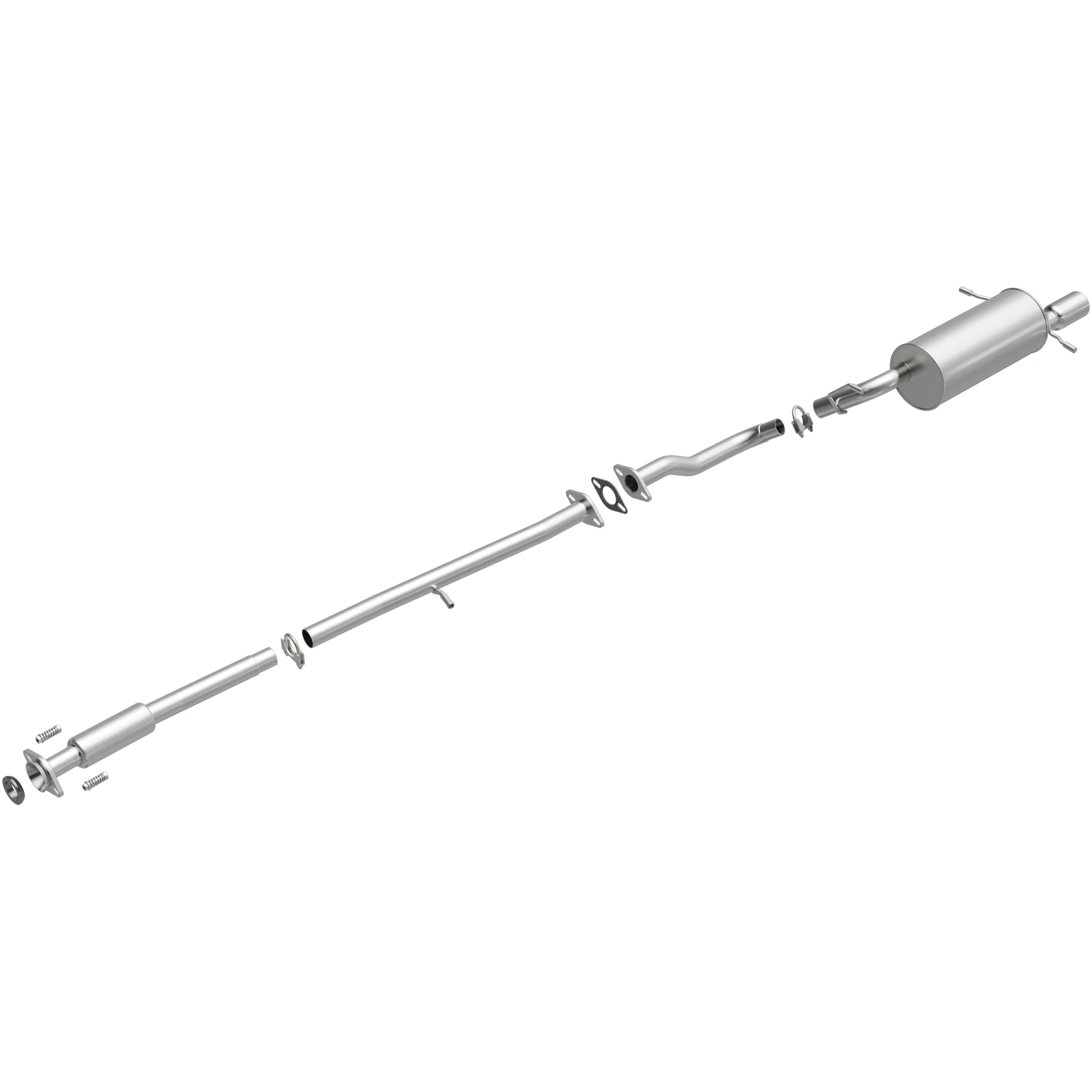 BRExhaust 1996-1999 Subaru Legacy 2.5L | 1996 Subaru Legacy Outback 2.2L Direct-Fit Exhaust System Kit 106-0518 - Image 2
