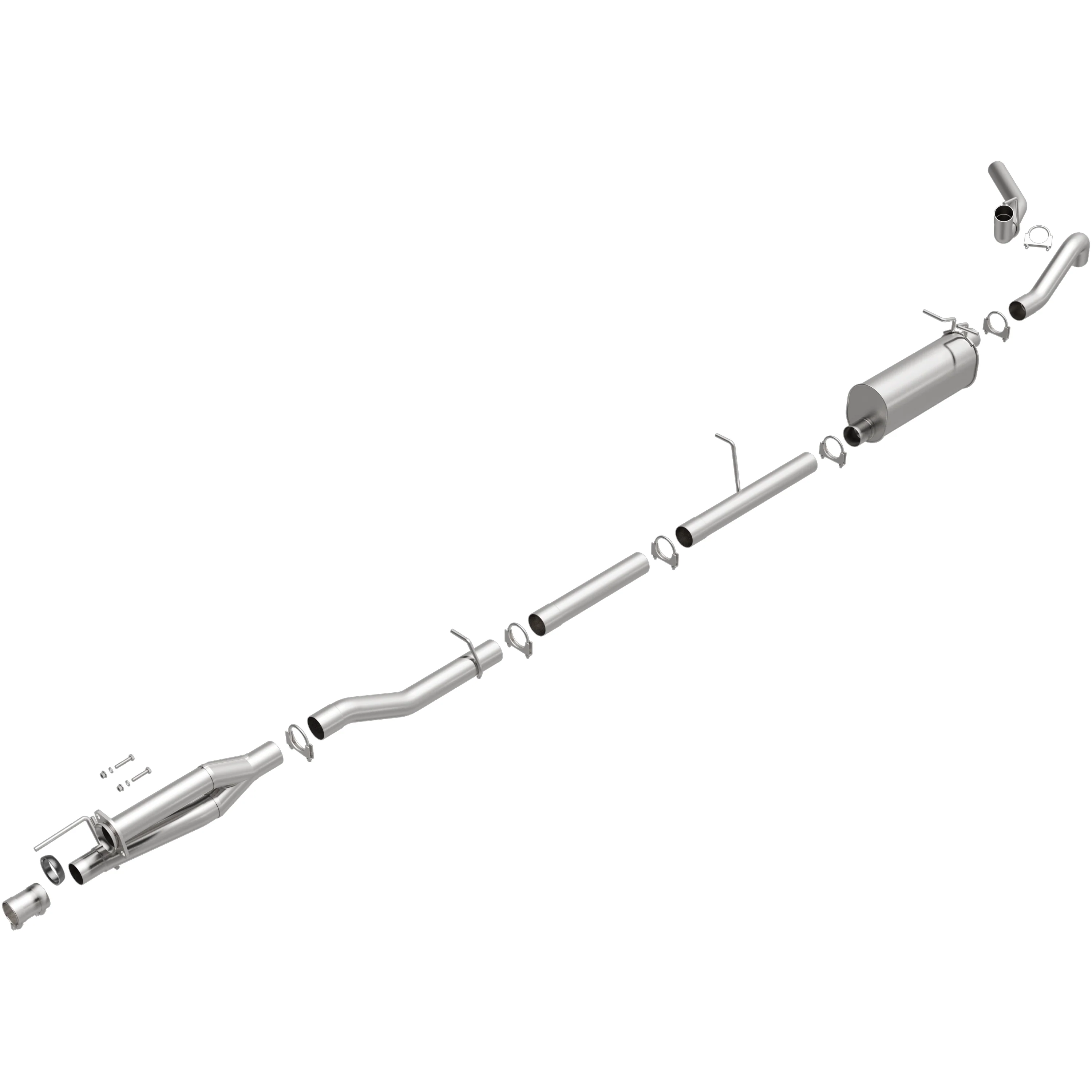 BRExhaust 2011-2016 Ford F-250 Super Duty 6.2L | 2011-2016 Ford F-350 Super Duty 6.2L Direct-Fit Exhaust System Kit 106-0522 - Image 4