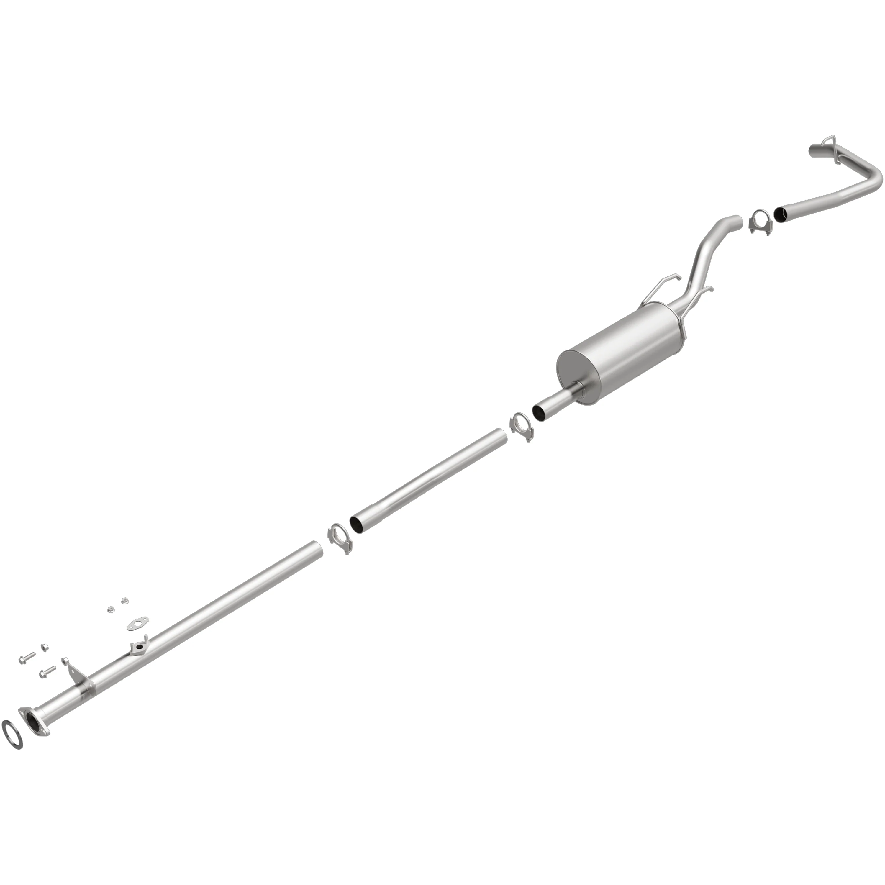 BRExhaust 1995-1997 Toyota Tacoma 2.4L Direct-Fit Exhaust System Kit 106-0523 - Image 4
