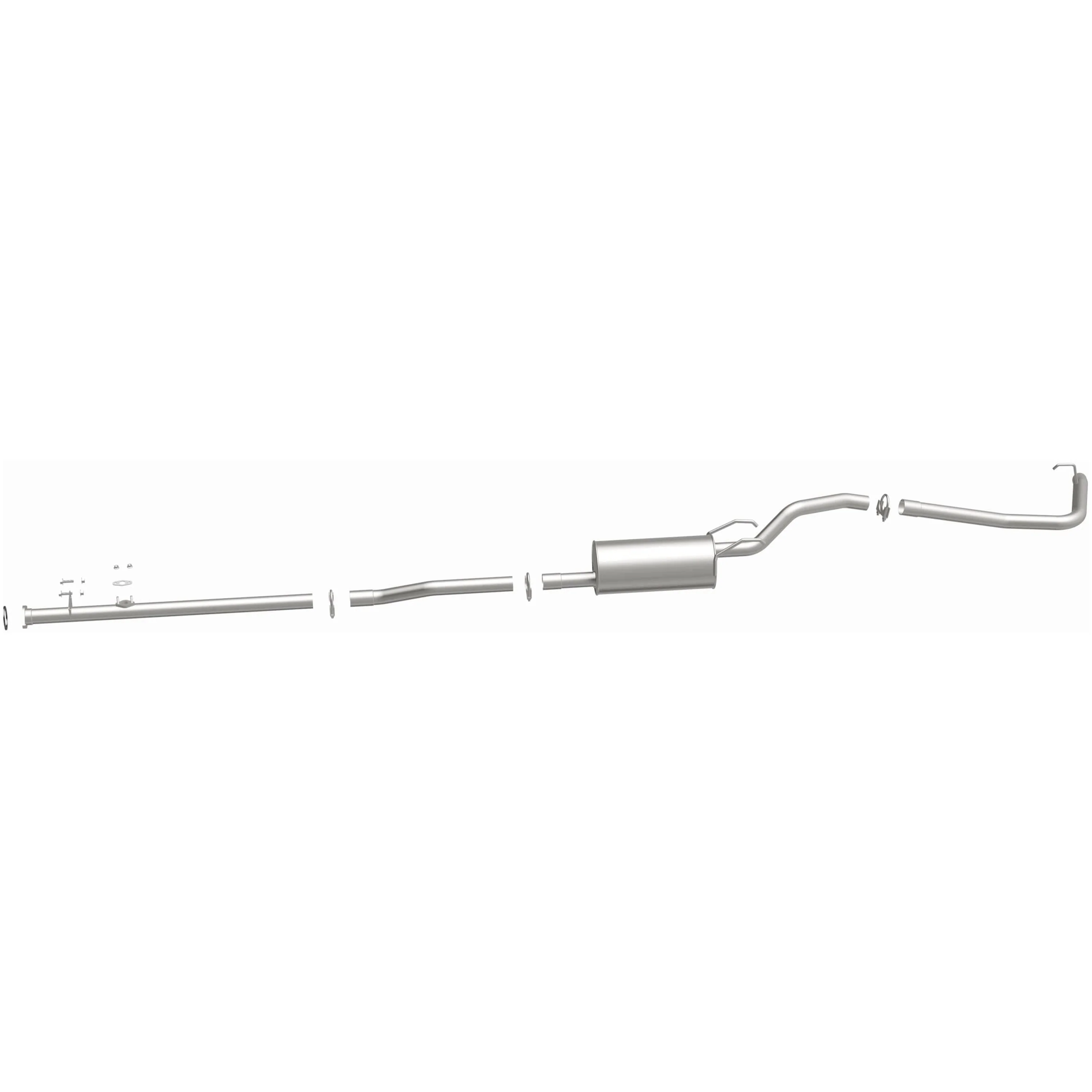 BRExhaust 1995-1997 Toyota Tacoma 2.4L Direct-Fit Exhaust System Kit 106-0523 - Image 5