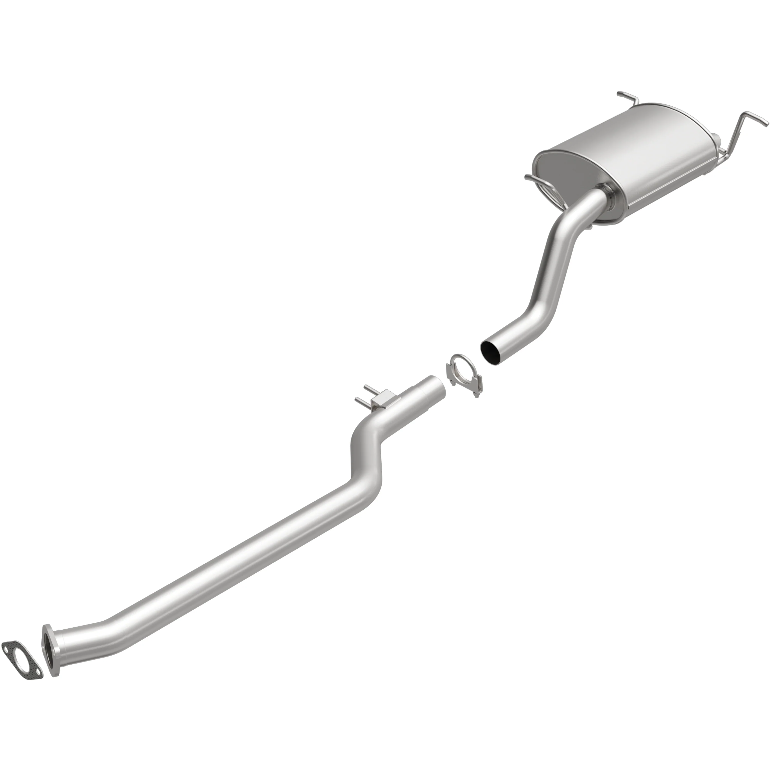 BRExhaust 2003-2006 Hyundai Santa Fe 3.5L Direct-Fit Exhaust System Kit 106-0526 - Image 2