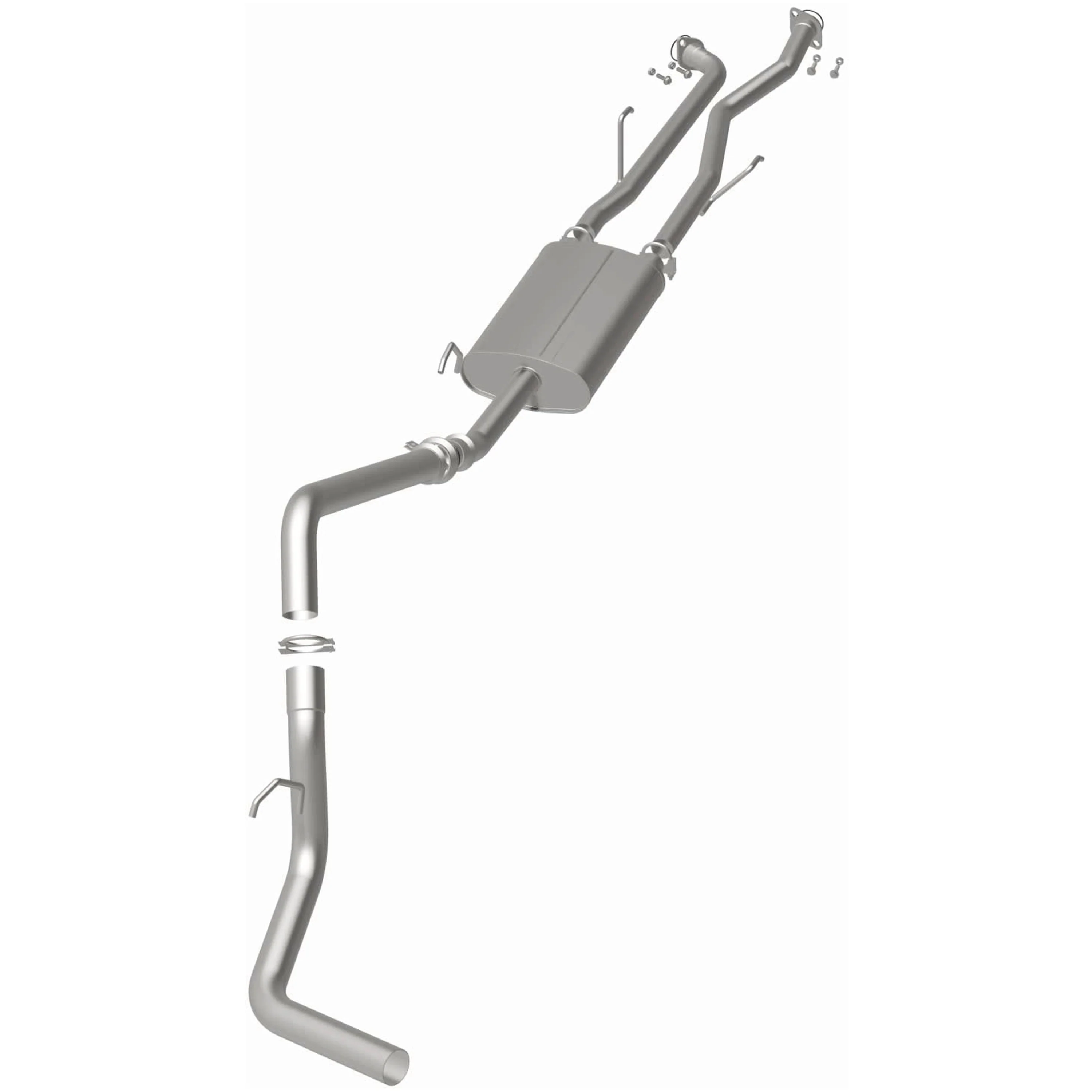 BRExhaust 2007-2009 Toyota Tundra 4.7L Direct-Fit Exhaust System Kit 106-0527 - Image 3
