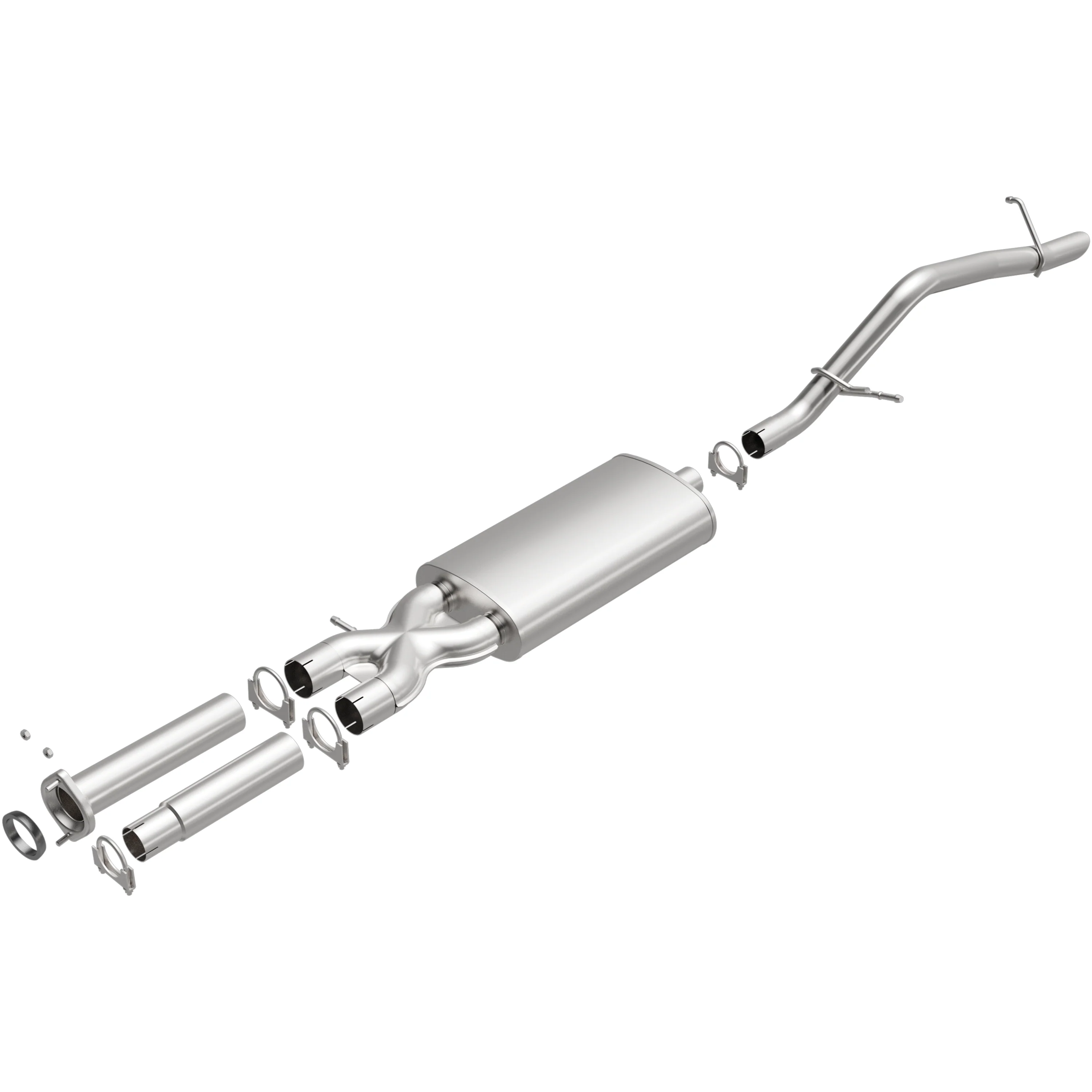 BRExhaust 2003-2006 Hummer H2 6.0L Direct-Fit Exhaust System Kit 106-0538 - Image 4