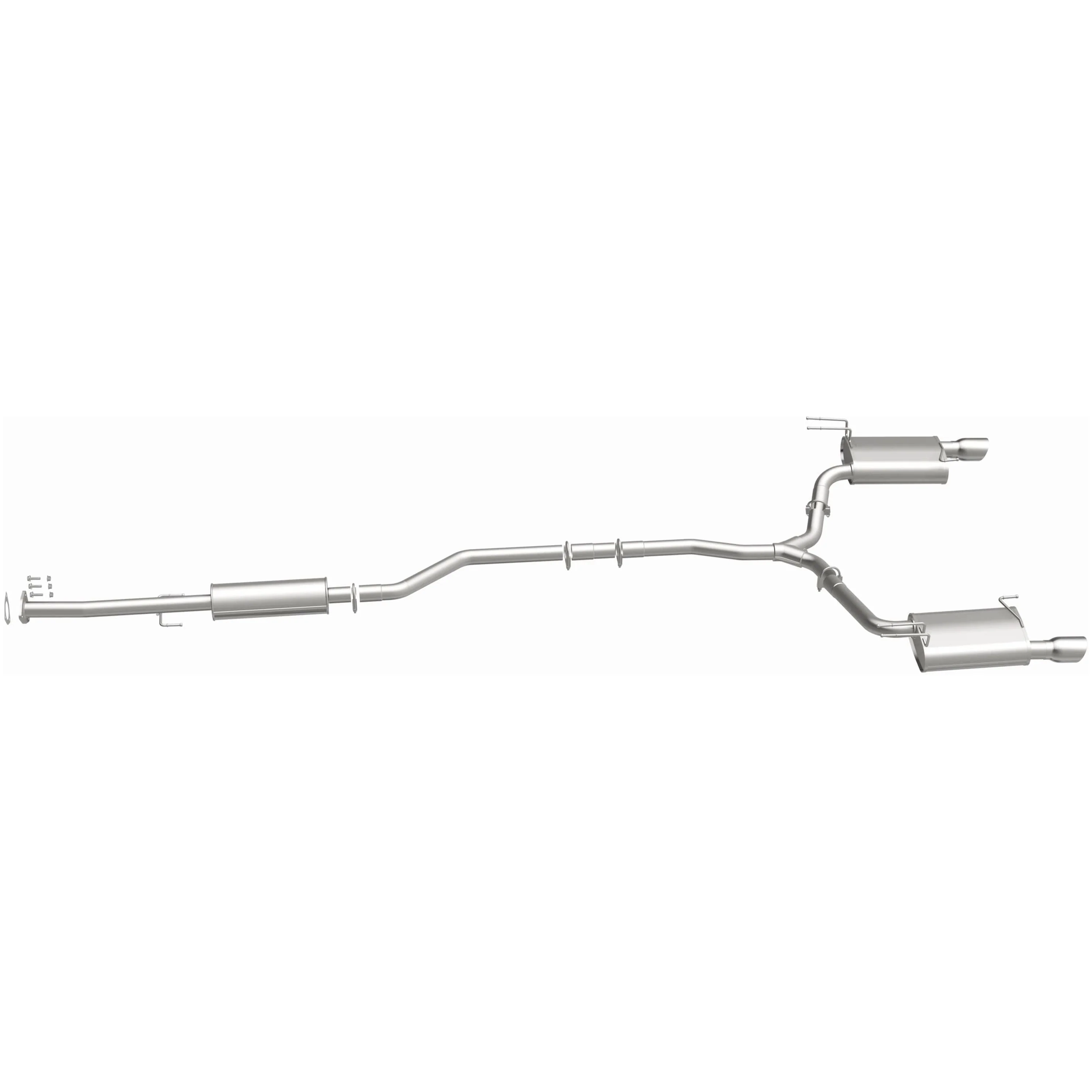 BRExhaust 2008-2012 Honda Accord 3.5L Direct-Fit Exhaust System Kit 106-0547 - Image 5