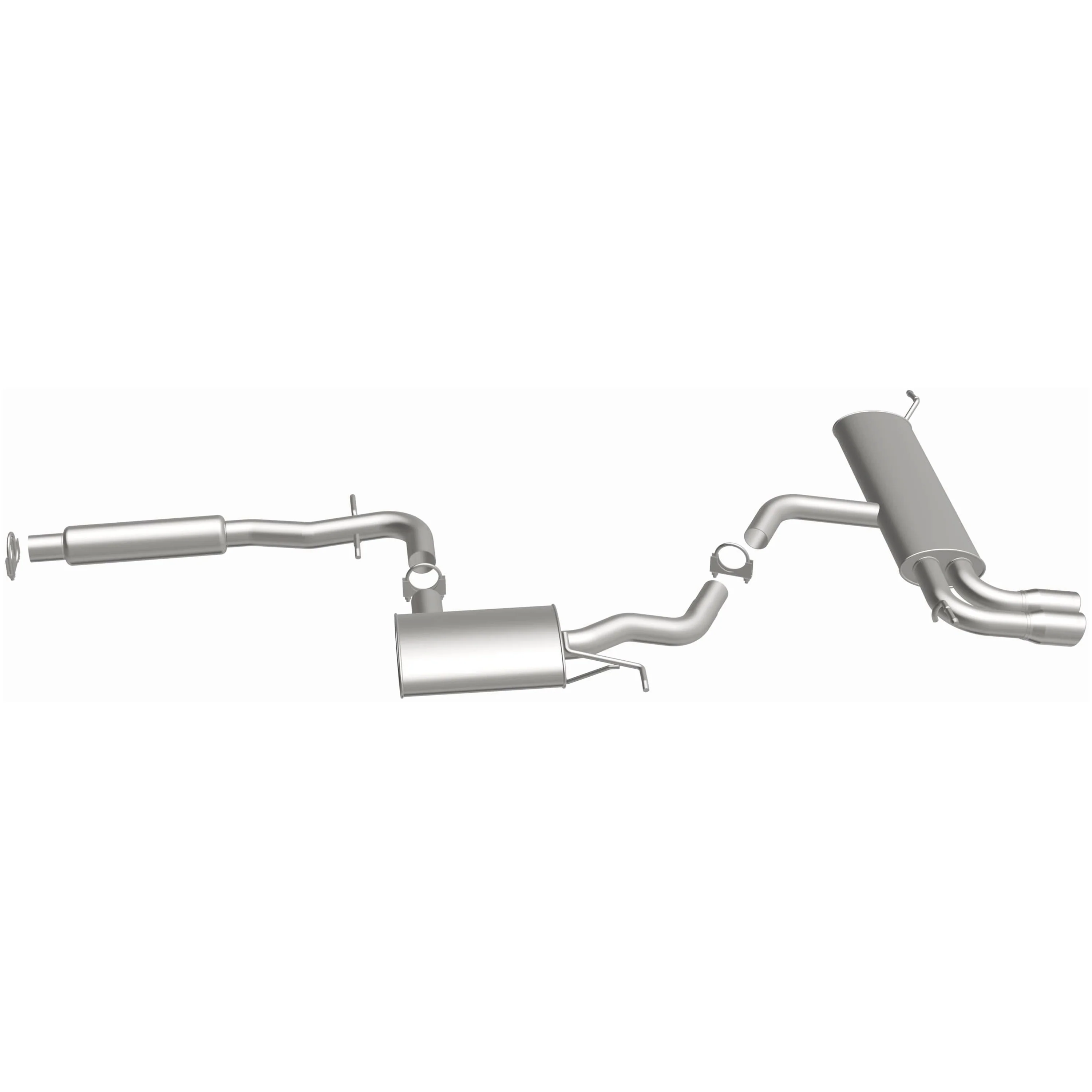 BRExhaust 2006-2009 Volkswagen Rabbit 2.5L | 2010-2014 Volkswagen Golf 2.5L Direct-Fit Exhaust System Kit 106-0554 - Image 5