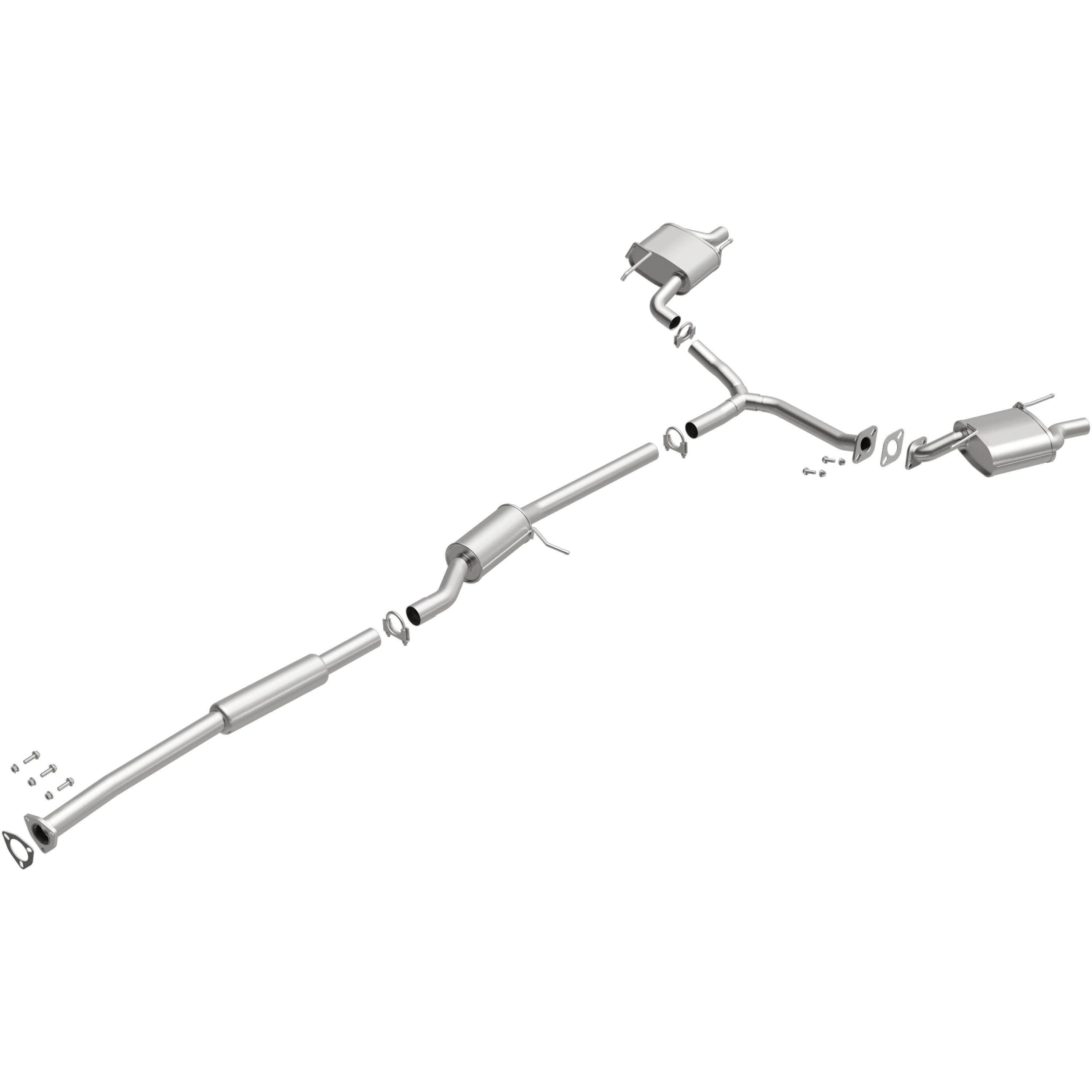 BRExhaust 2004-2008 Acura TL 3.2L Direct-Fit Exhaust System Kit 106-0555 - Image 2