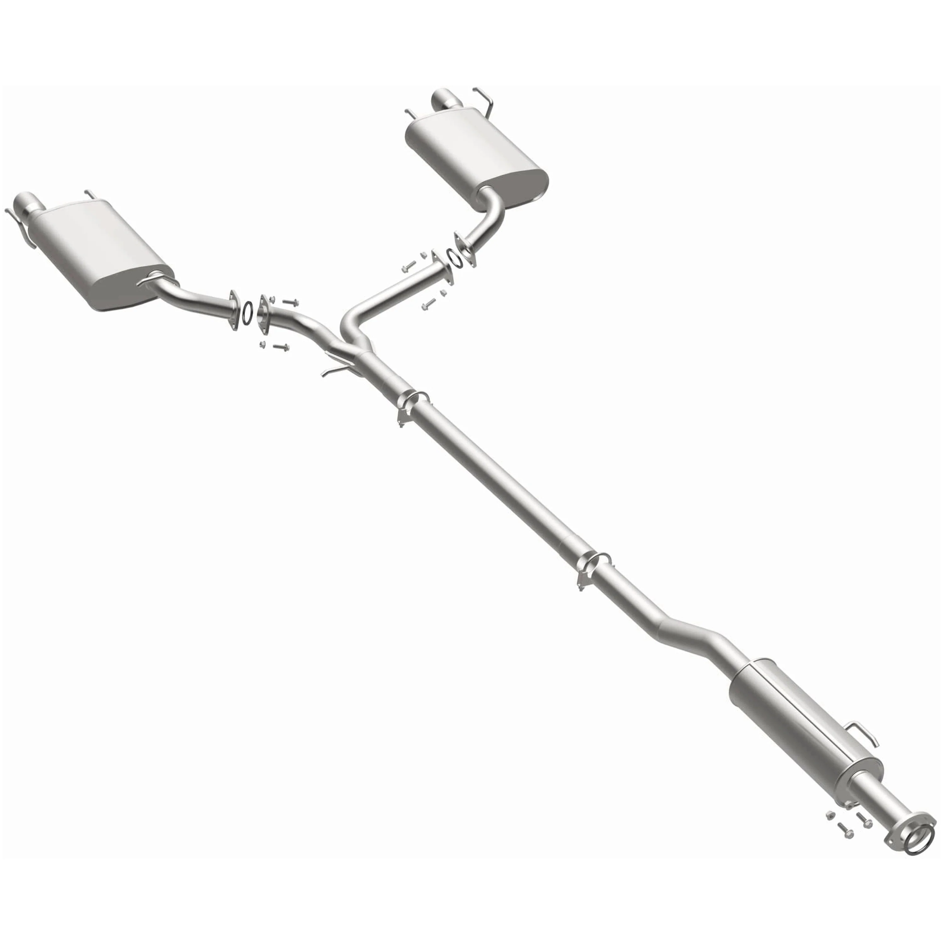 BRExhaust 2007-2012 Lexus ES350 3.5L | 2007-2011 Toyota Camry 3.5L Direct-Fit Exhaust System Kit 106-0557 - Image 2