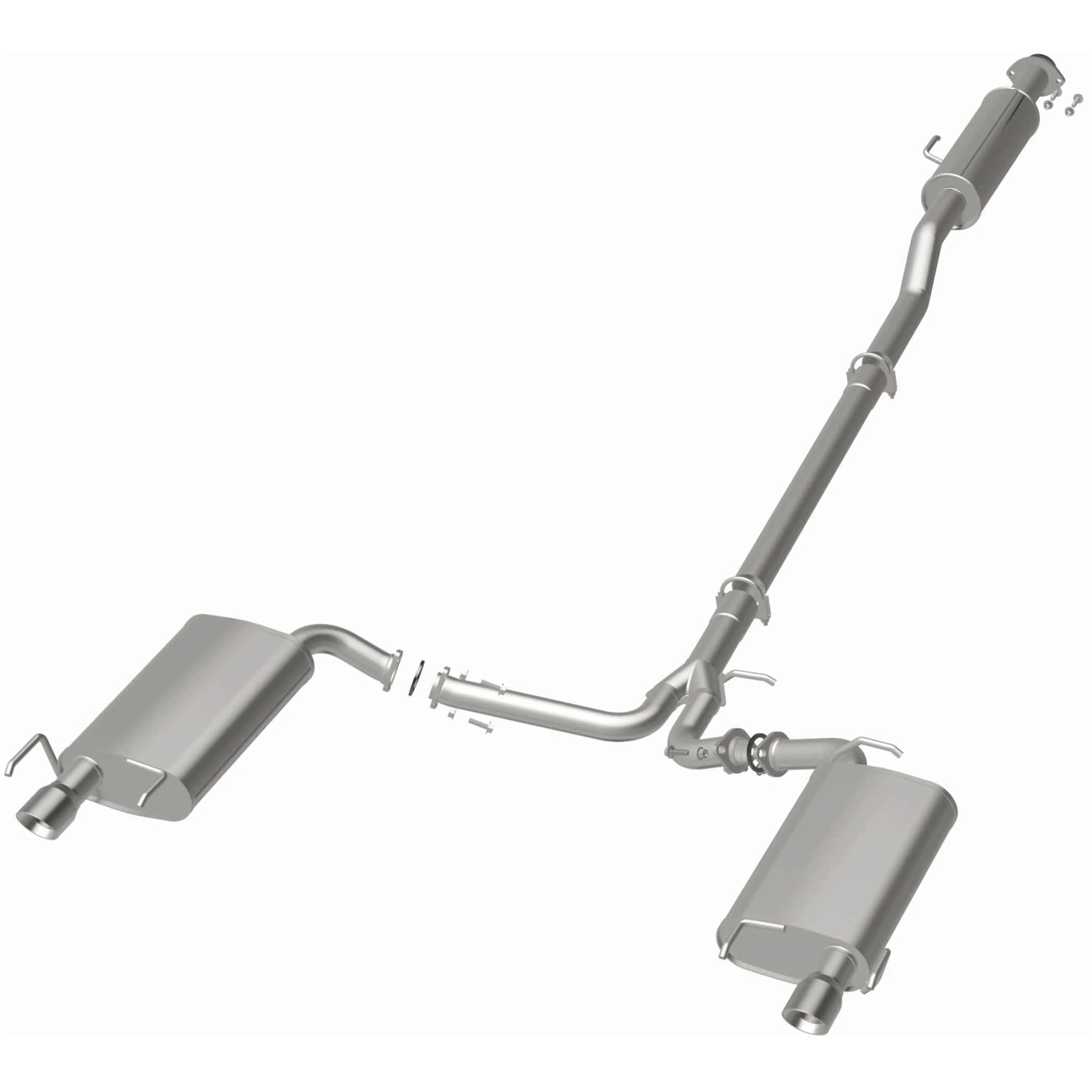 BRExhaust 2007-2012 Lexus ES350 3.5L | 2007-2011 Toyota Camry 3.5L Direct-Fit Exhaust System Kit 106-0557 - Image 3