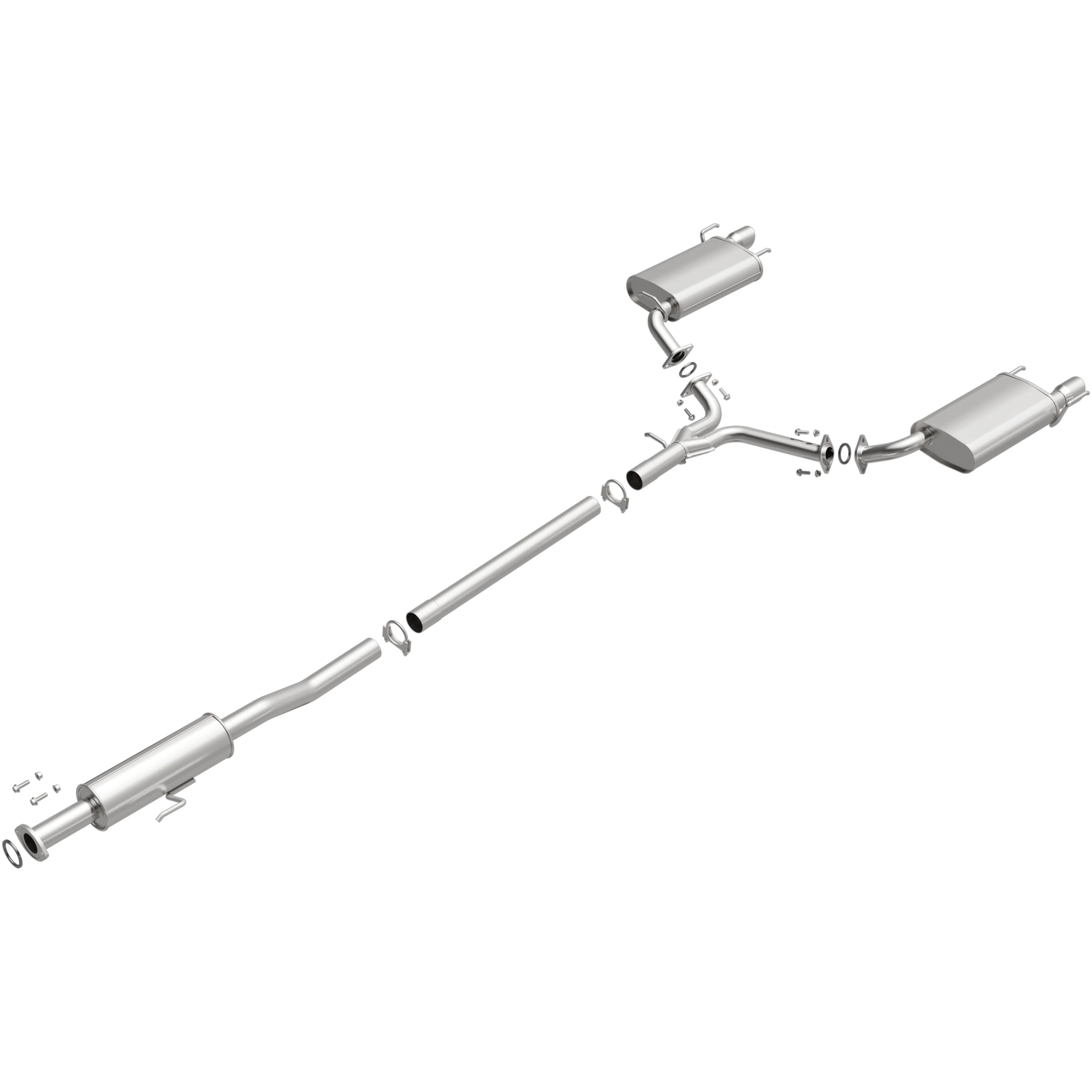 BRExhaust 2007-2012 Lexus ES350 3.5L | 2007-2011 Toyota Camry 3.5L Direct-Fit Exhaust System Kit 106-0557 - Image 4