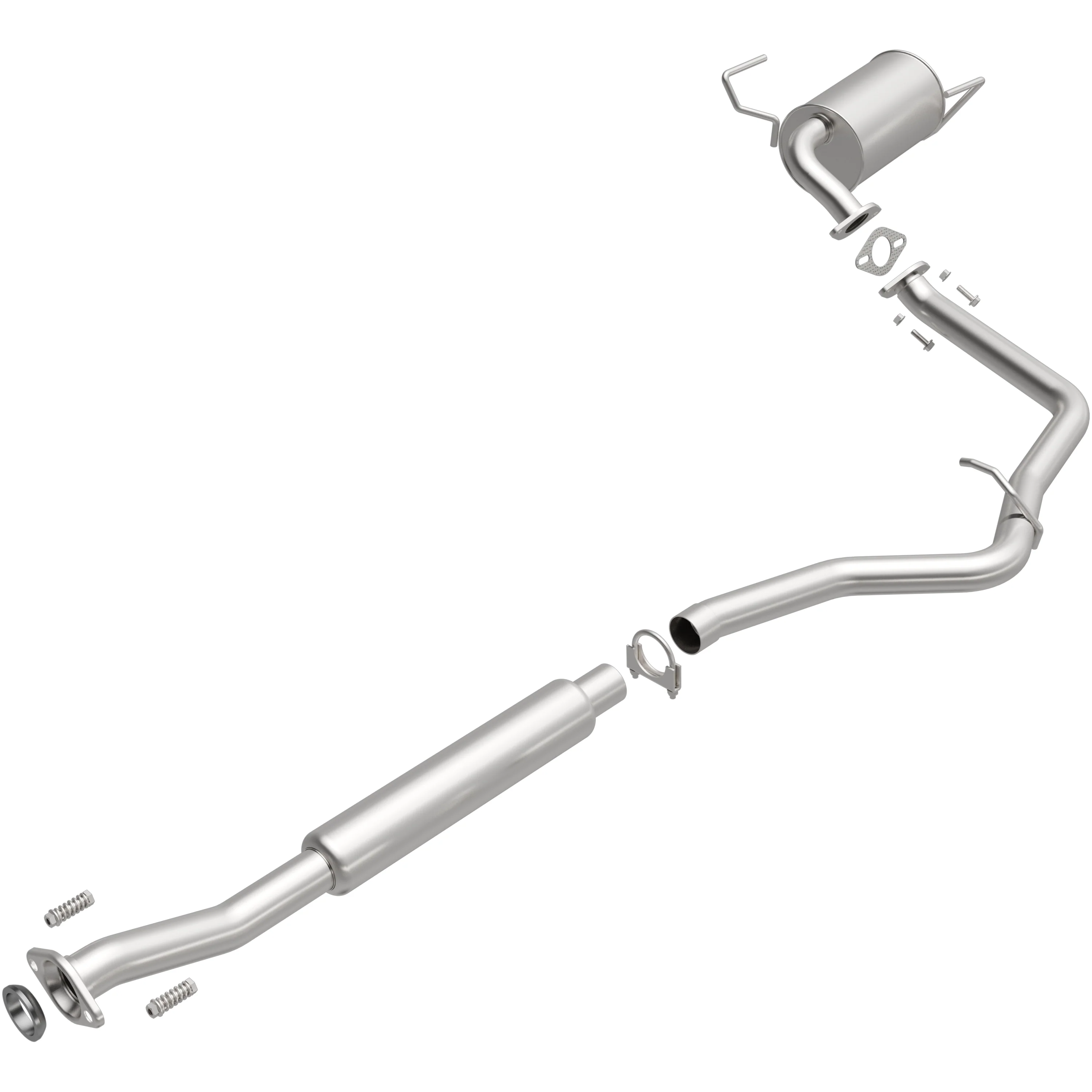 BRExhaust 2012-2016 Subaru Impreza 2.0L Direct-Fit Exhaust System Kit 106-0558 - Image 4