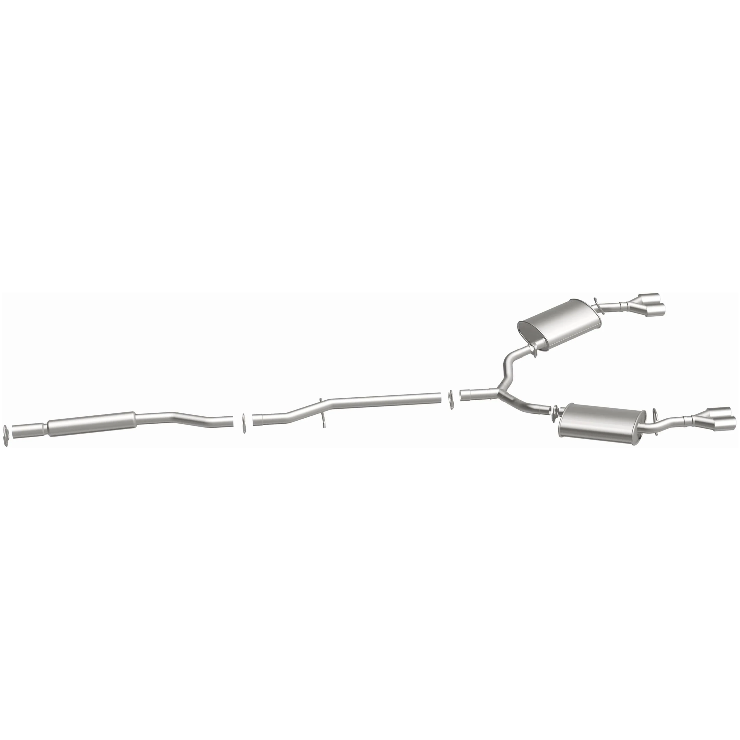 BRExhaust 2006-2008 Cadillac DTS 4.6L | 2000-2005 Cadillac DeVille 4.6L Direct-Fit Exhaust System Kit 106-0559 - Image 5