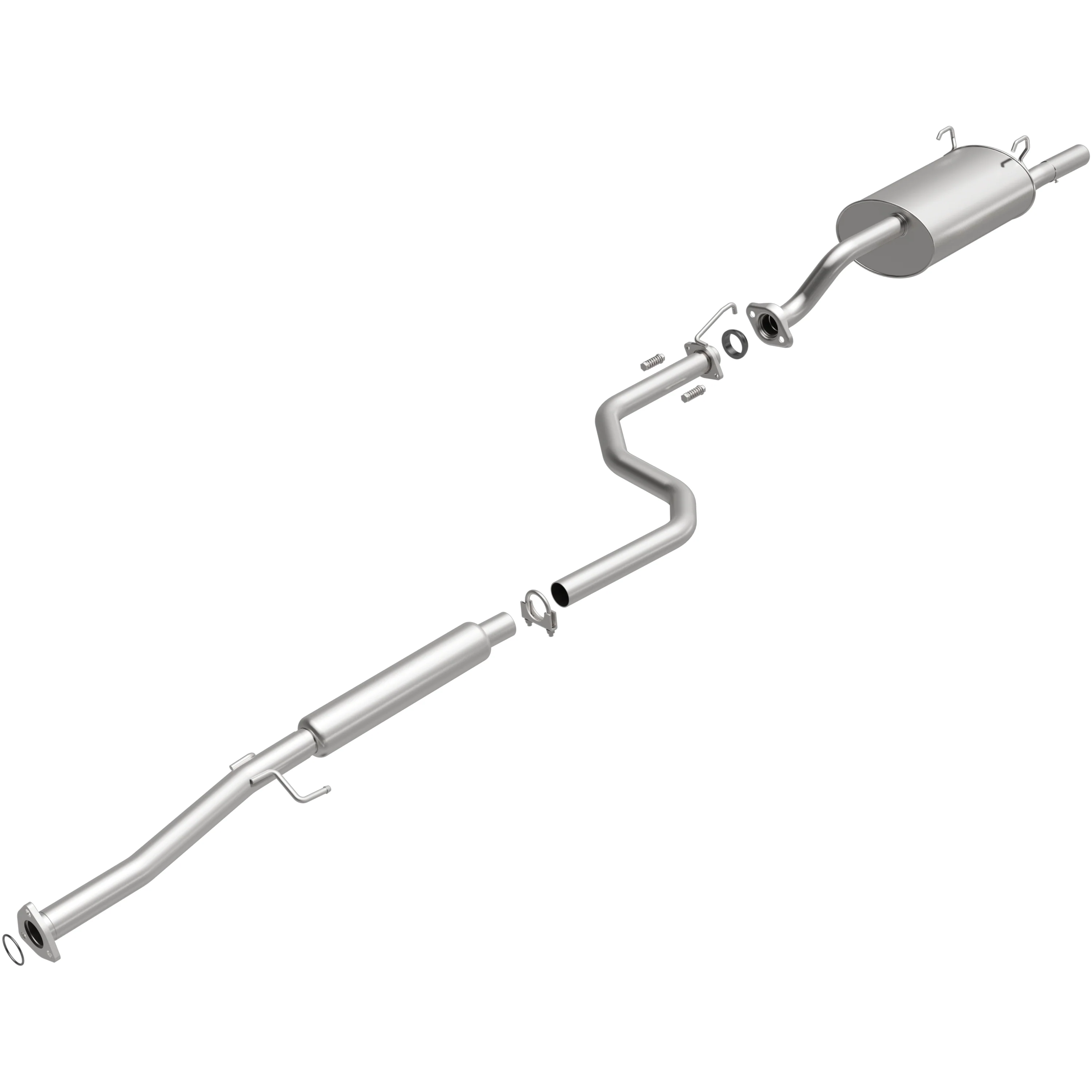 BRExhaust 1994-2001 Acura Integra 1.8L Direct-Fit Exhaust System Kit 106-0565 - Image 2