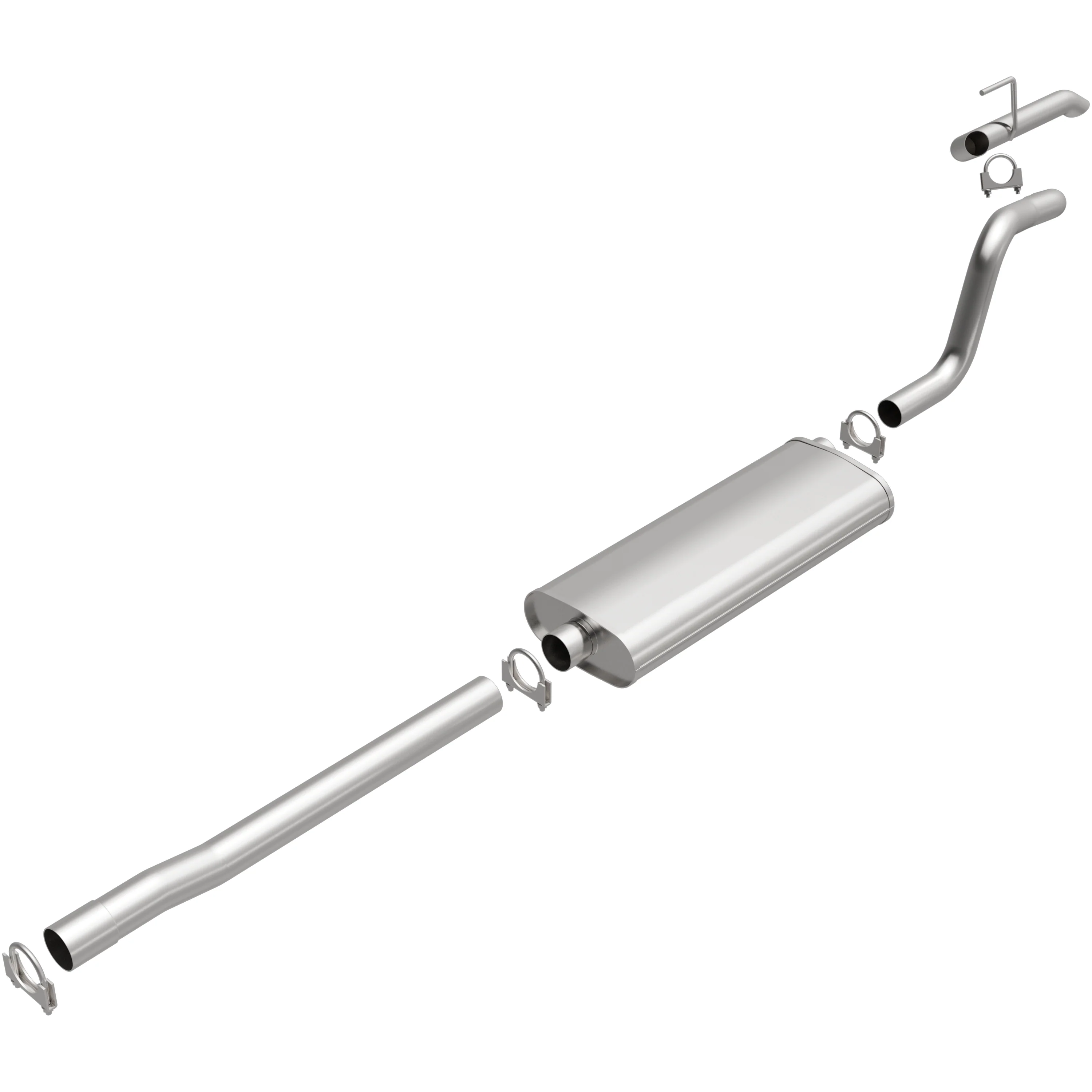 BRExhaust 2003-2004 Jeep Grand Cherokee 4.7L Direct-Fit Exhaust System Kit 106-0576 - Image 2