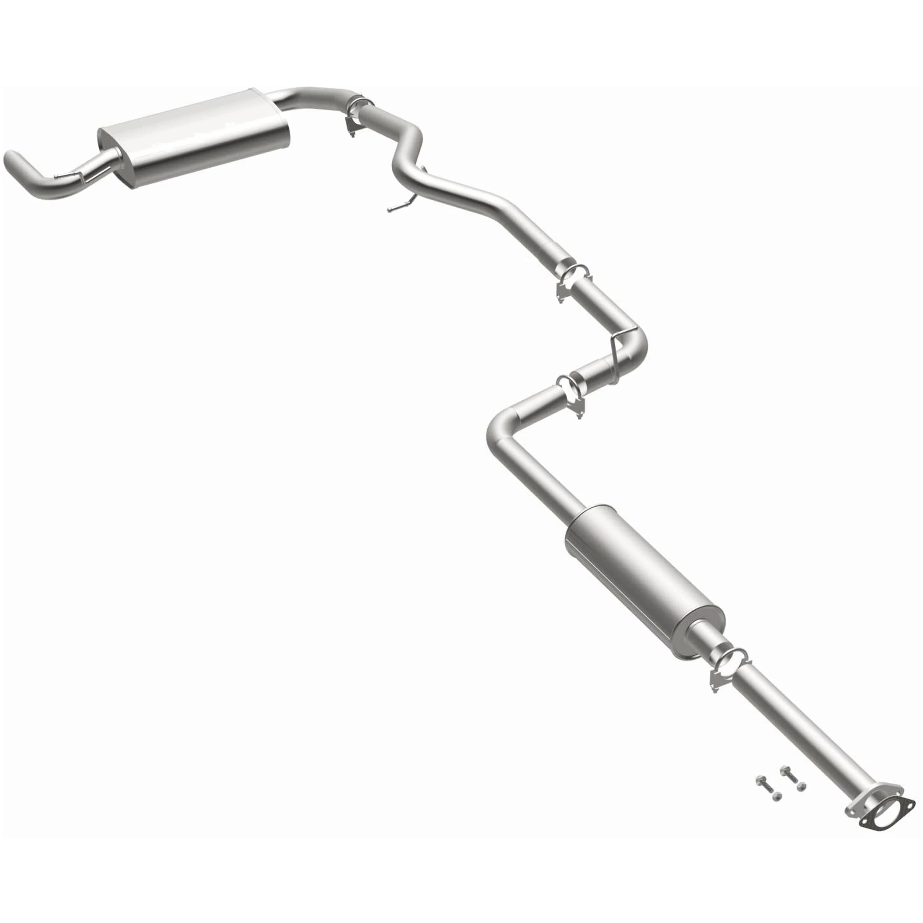 BRExhaust 2012-2017 Ford Focus 2.0L Direct-Fit Exhaust System Kit 106-0583 - Image 2