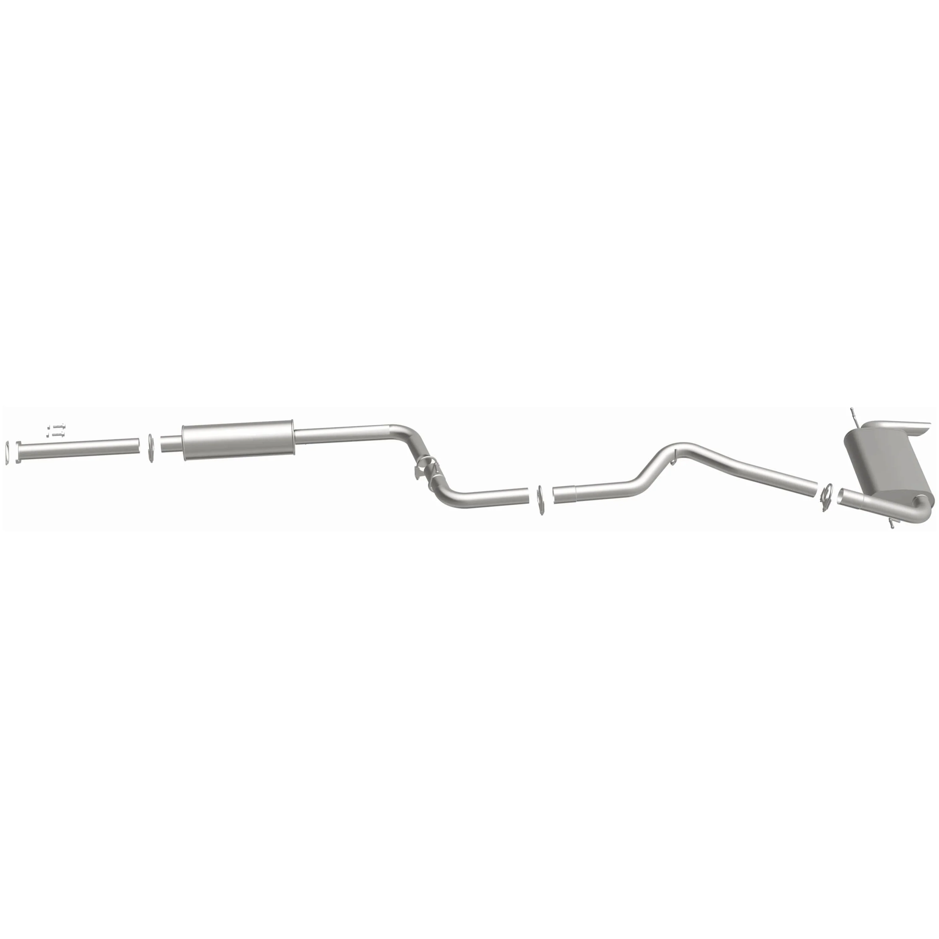 BRExhaust 2012-2017 Ford Focus 2.0L Direct-Fit Exhaust System Kit 106-0583 - Image 5