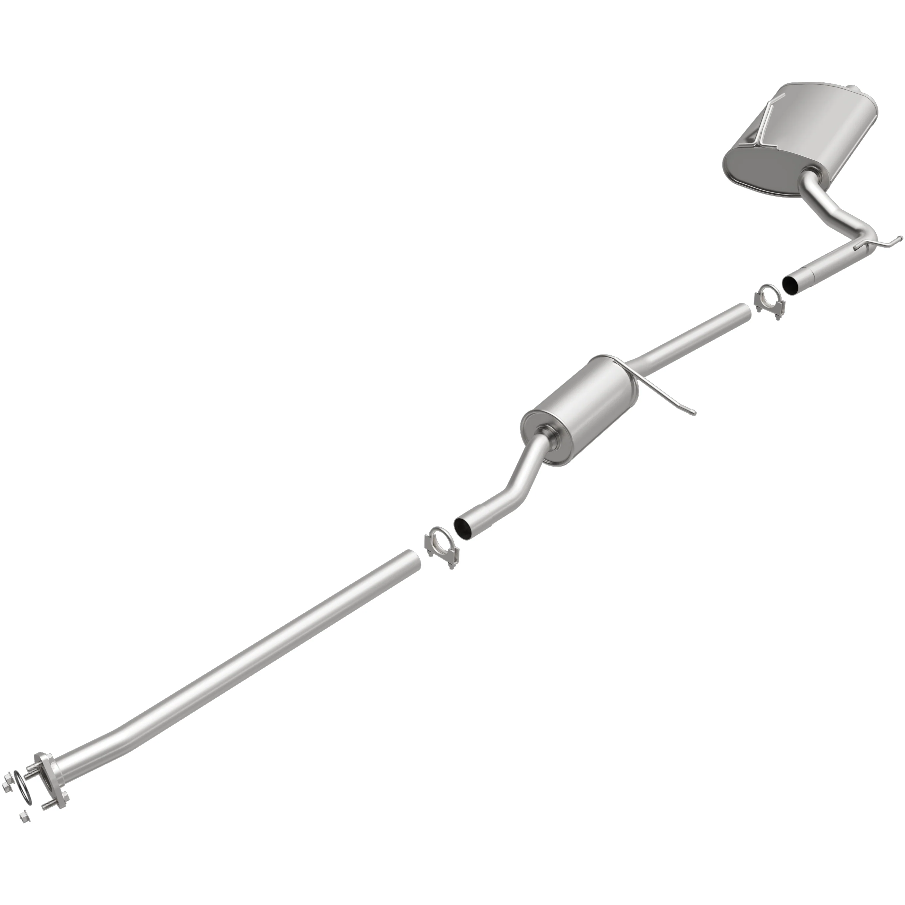 BRExhaust 2003-2007 Honda Accord 2.4L Direct-Fit Exhaust System Kit 106-0585 - Image 4