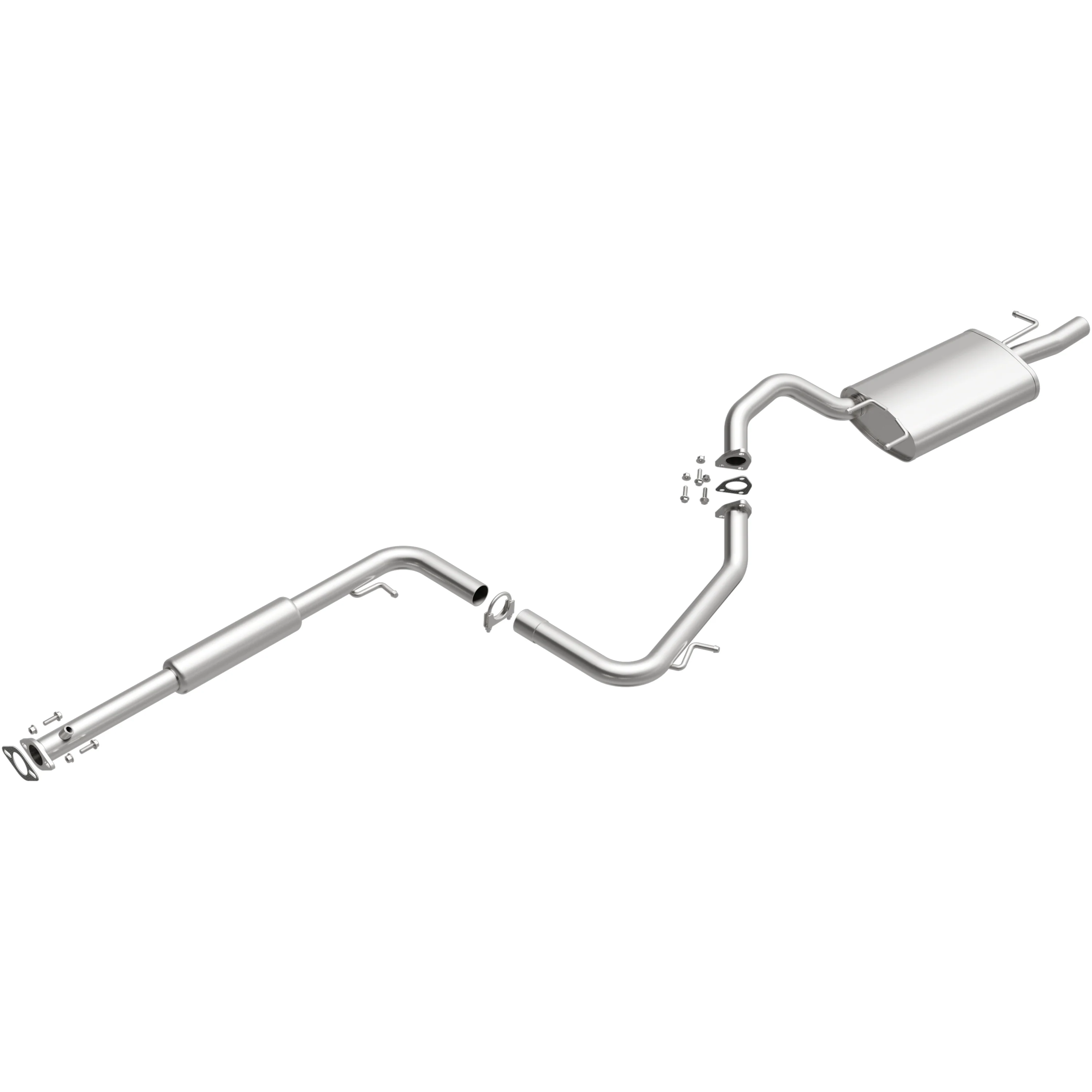 BRExhaust 1999-2003 Mitsubishi Galant 2.4L Direct-Fit Exhaust System Kit 106-0588 - Image 2
