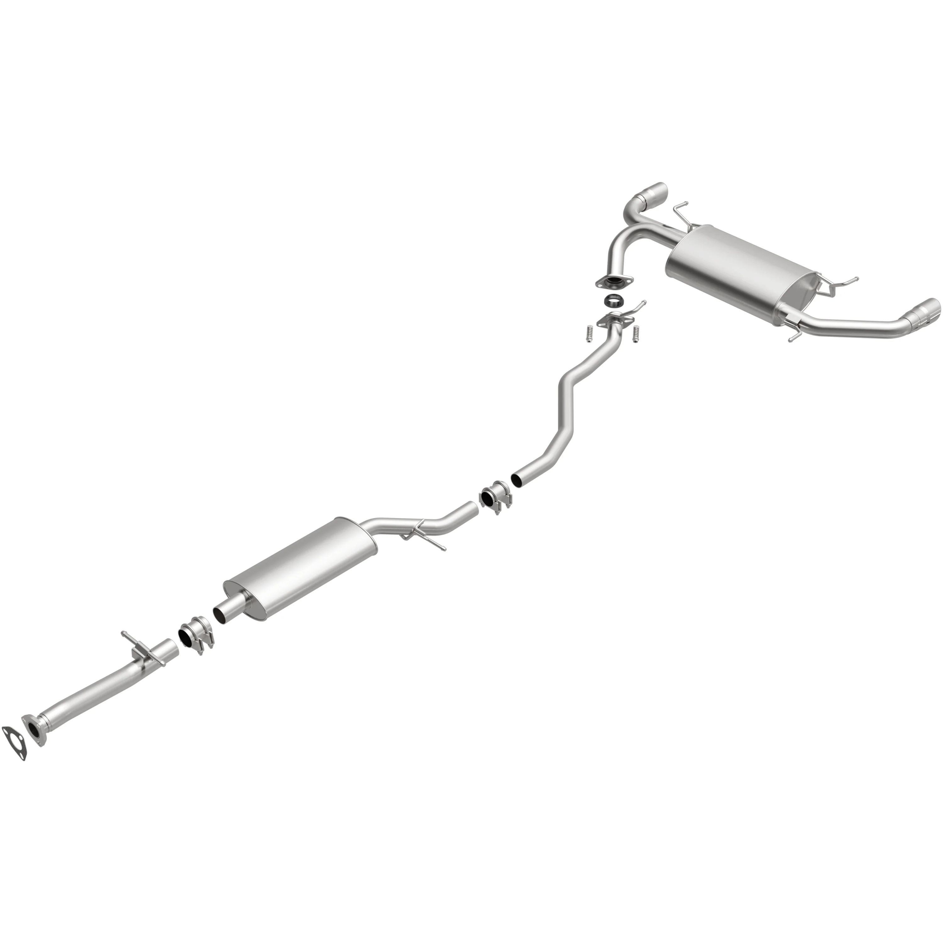BRExhaust 2007-2009 Acura RDX 2.3L Direct-Fit Exhaust System Kit 106-0592 - Image 2
