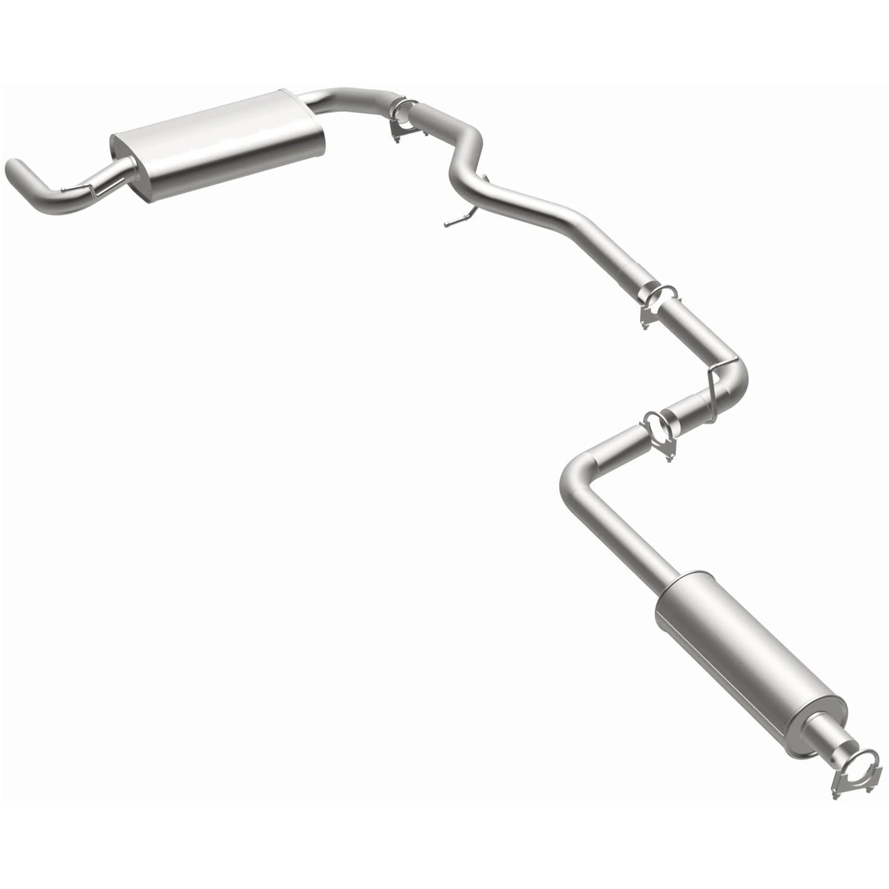 BRExhaust 2012-2018 Ford Focus 2.0L Direct-Fit Exhaust System Kit 106-0593 - Image 2