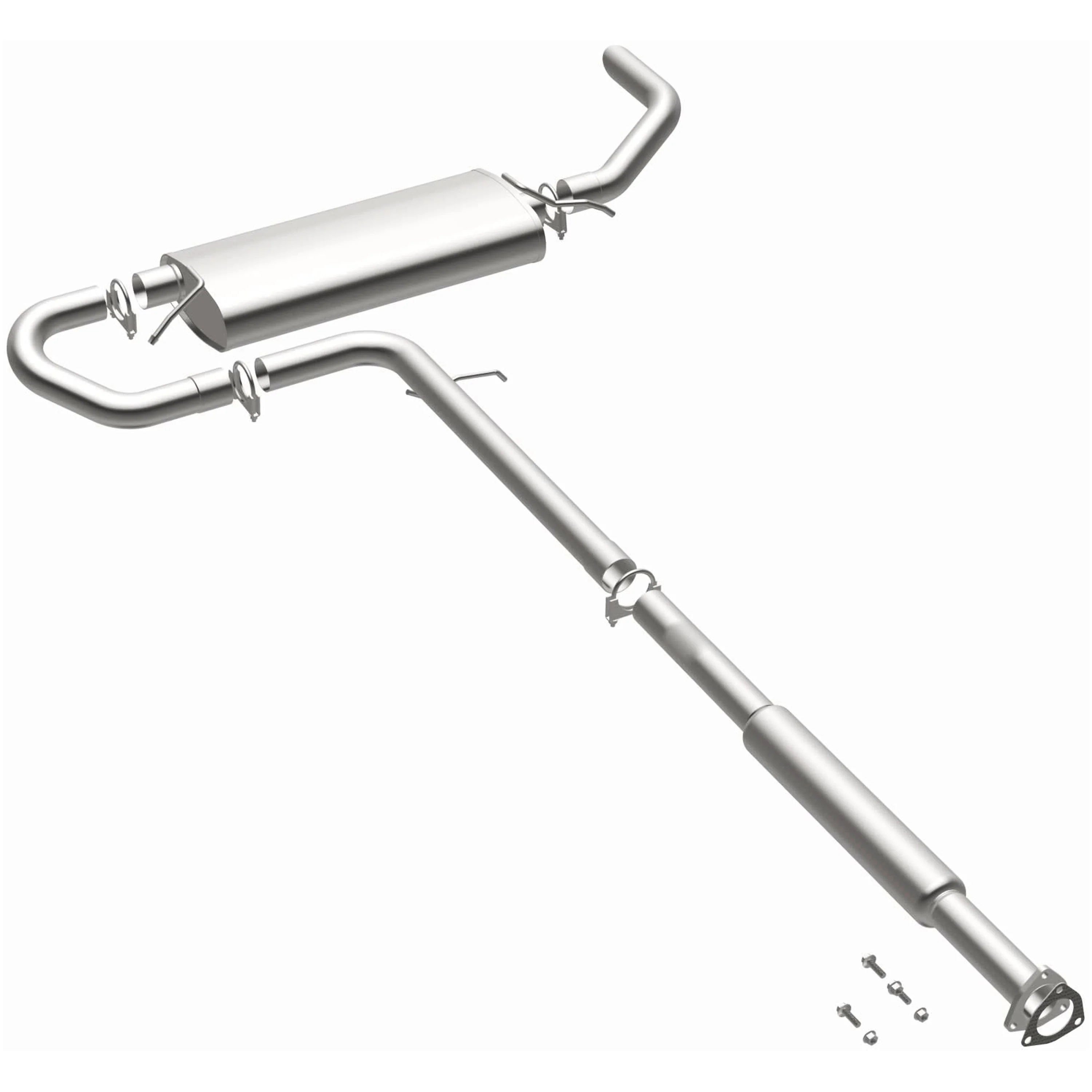 BRExhaust 2007-2009 Chevrolet Equinox 3.4L | 2007-2009 Pontiac Torrent 3.4L Direct-Fit Exhaust System Kit 106-0594 - Image 2