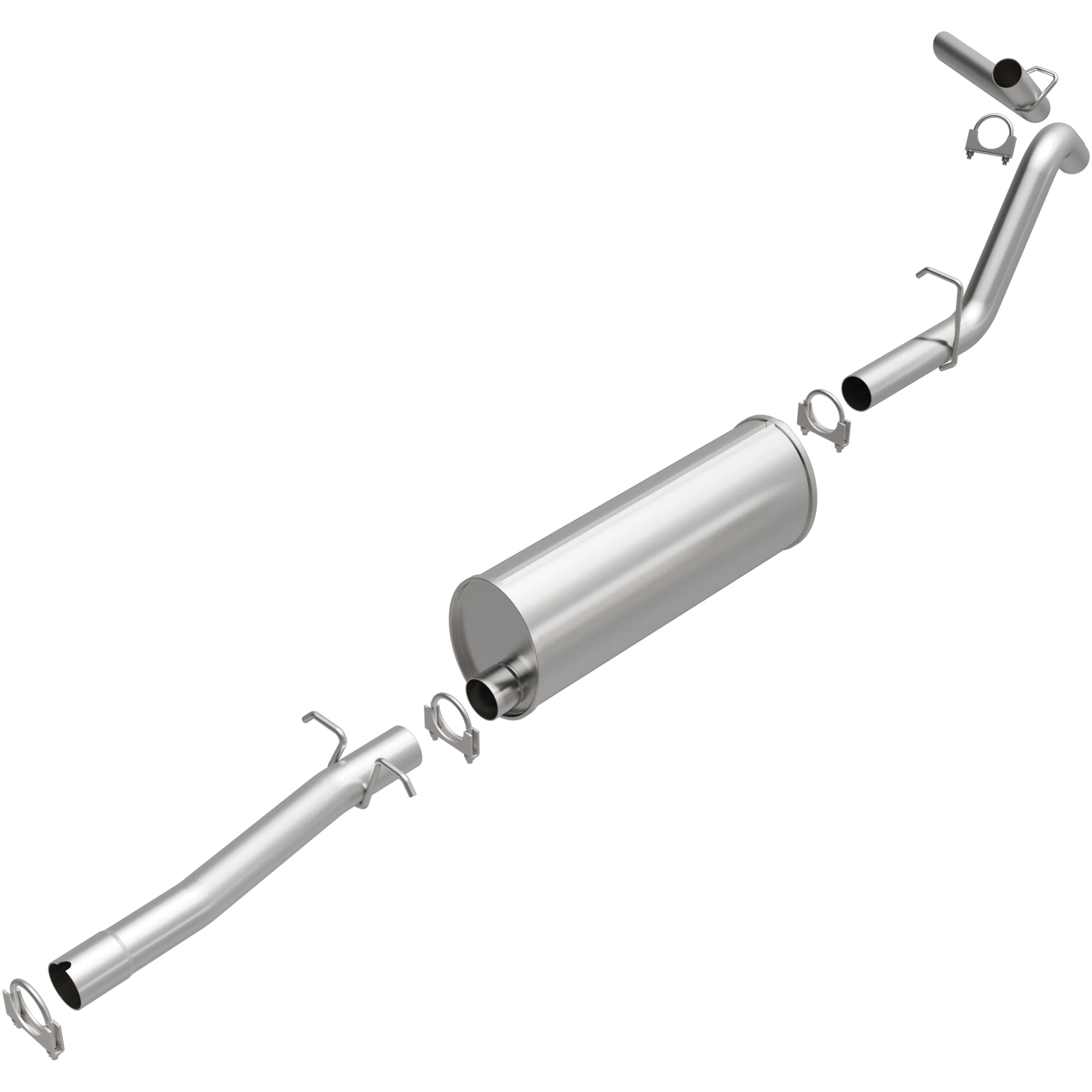 BRExhaust 2000-2003 Dodge Dakota 4.7L | 2000-2003 Dodge Dakota 5.9L Direct-Fit Exhaust System Kit 106-0595 - Image 2