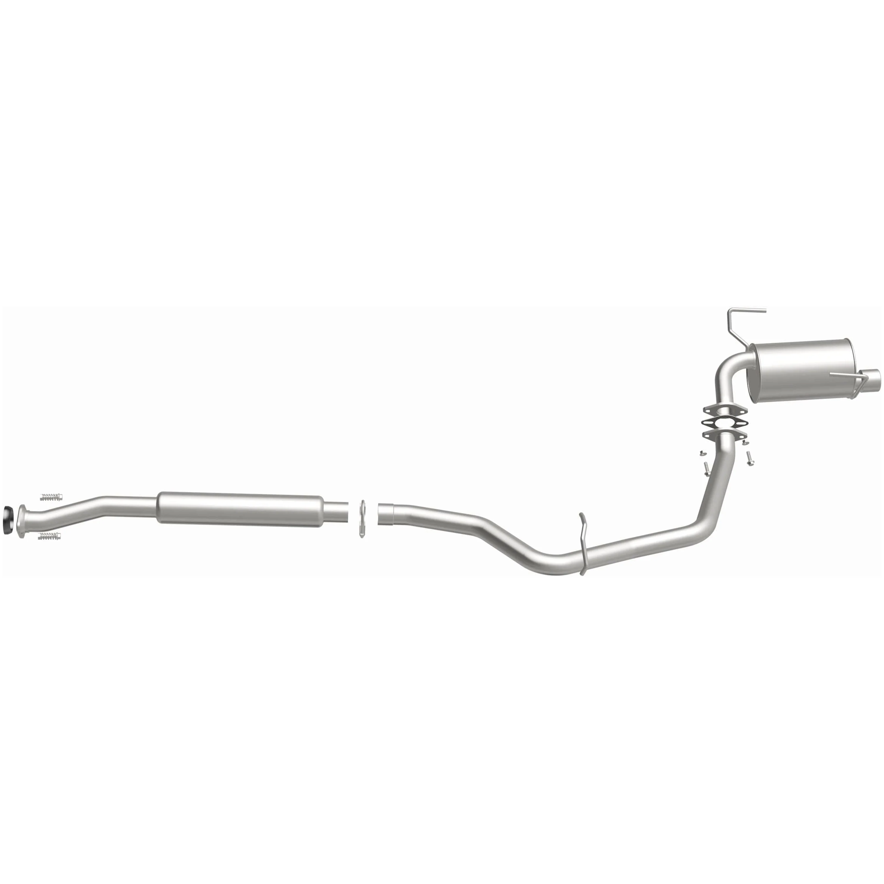 BRExhaust 2014-2018 Subaru Forester 2.5L Direct-Fit Exhaust System Kit 106-0596 - Image 5