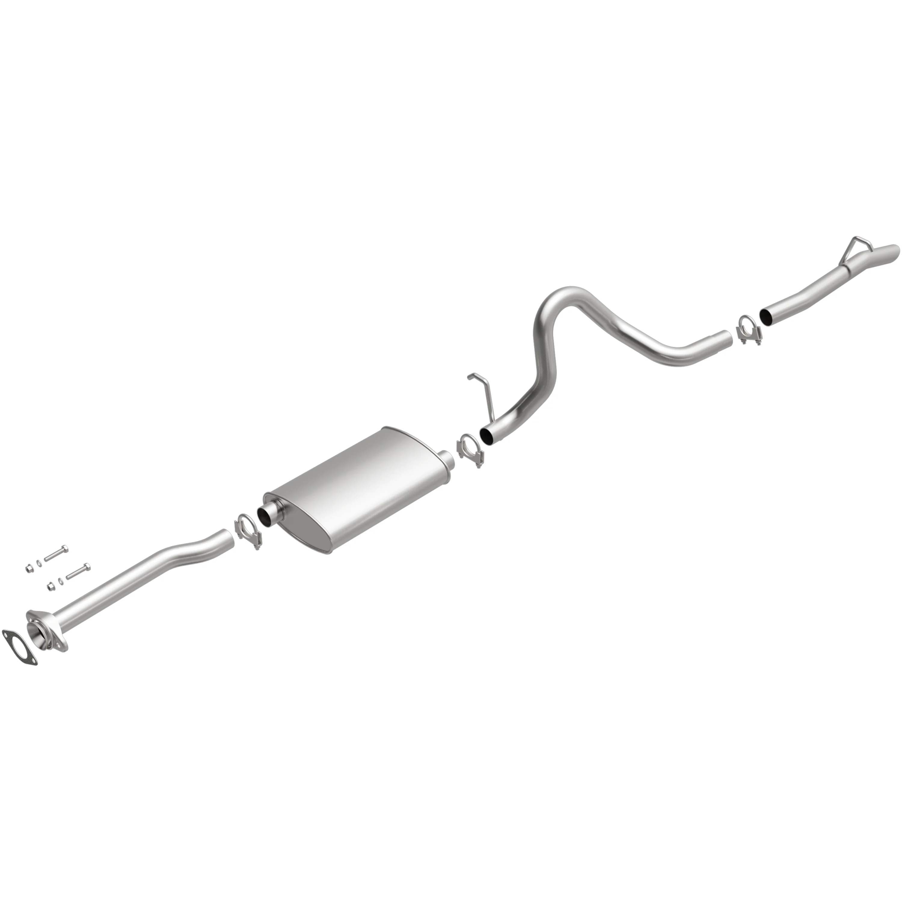 BRExhaust 1994-1997 Ford Mustang 3.8L Direct-Fit Exhaust System Kit 106-0606 - Image 2