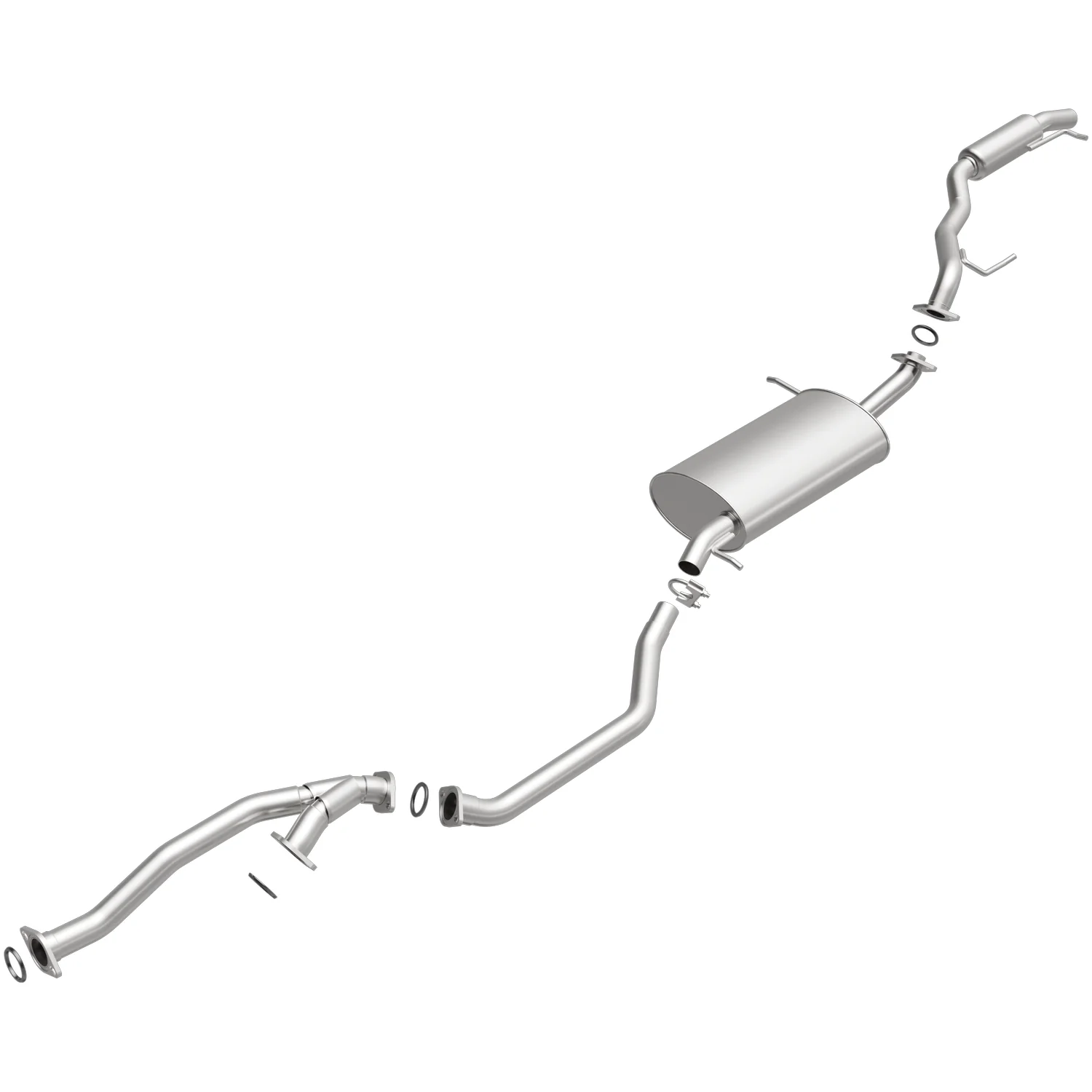 BRExhaust 2002-2006 Mazda MPV 3.0L Direct-Fit Exhaust System Kit 106-0611 - Image 4