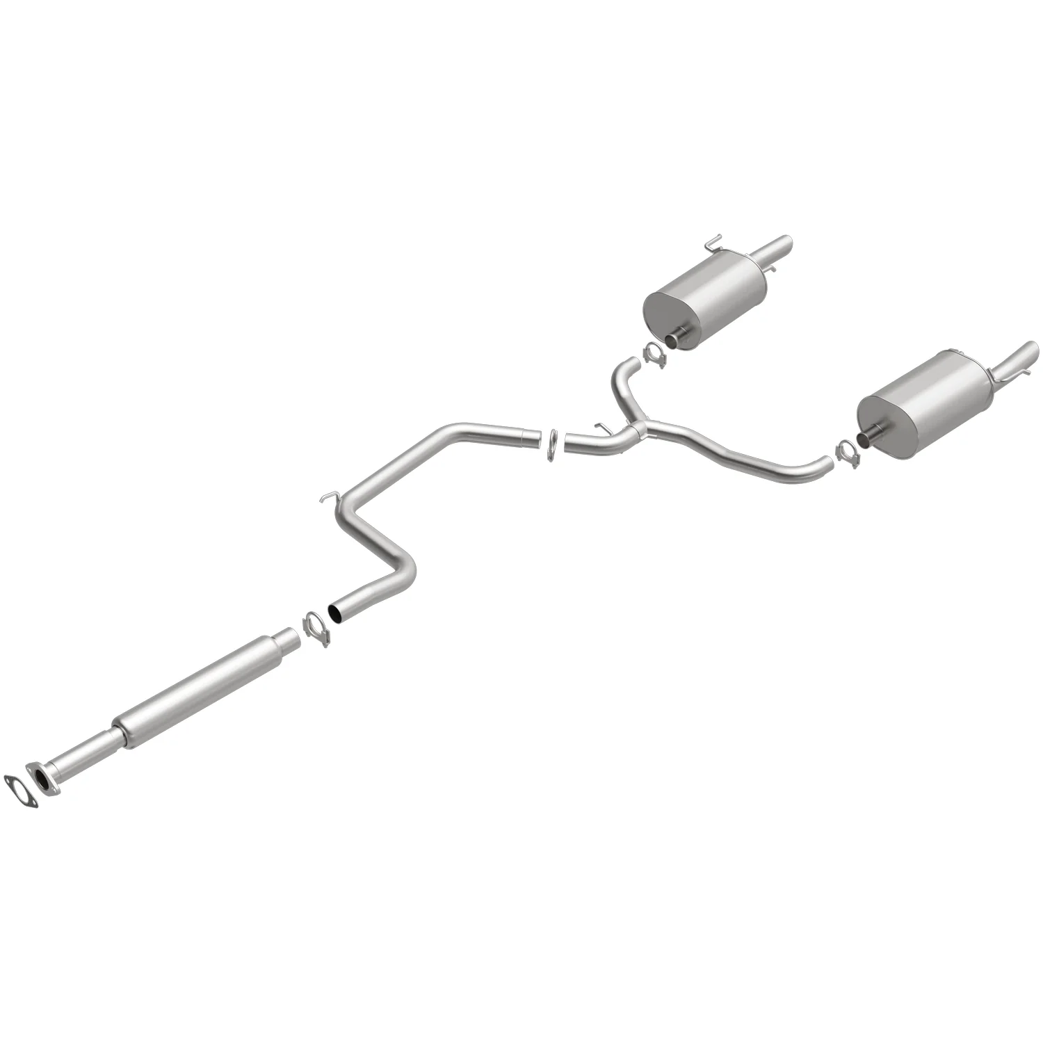 BRExhaust Direct-Fit Exhaust System Kit 106-0617 - Image 2