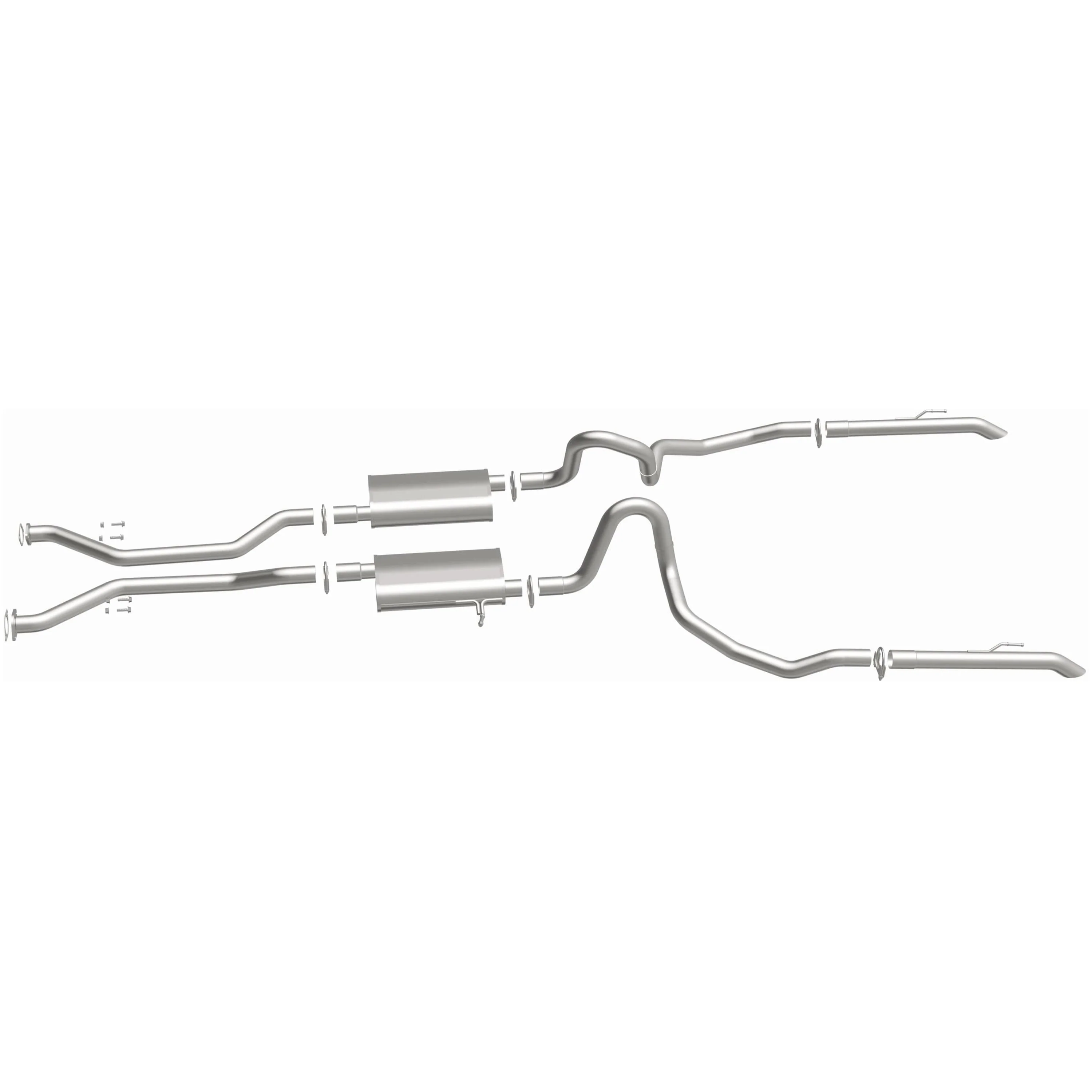 BRExhaust 2003-2011 Ford Crown Victoria 4.6L | 2003-2011 Mercury Grand Marquis 4.6L Direct-Fit Exhaust System Kit 106-0618 - Image 5